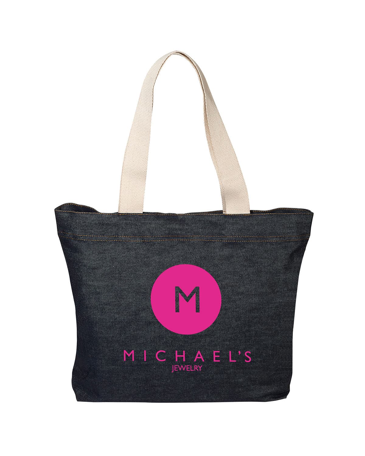 Denim Tote Bag.