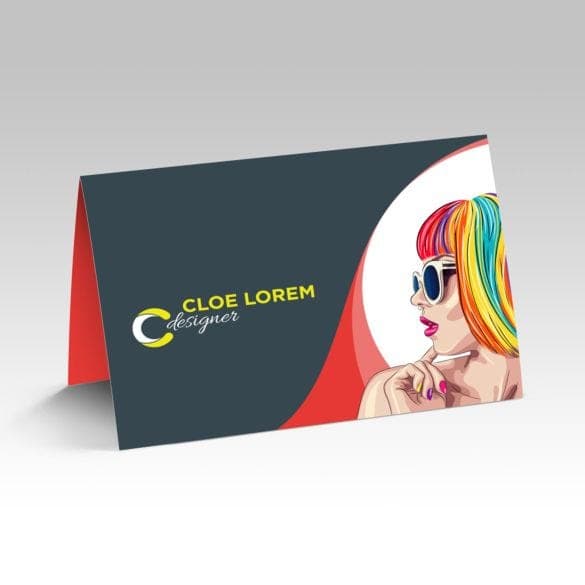Fold-Over Business Cards