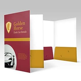 Silk Presentation Folders