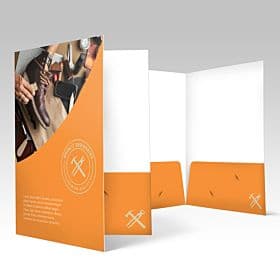 Suede Presentation Folders