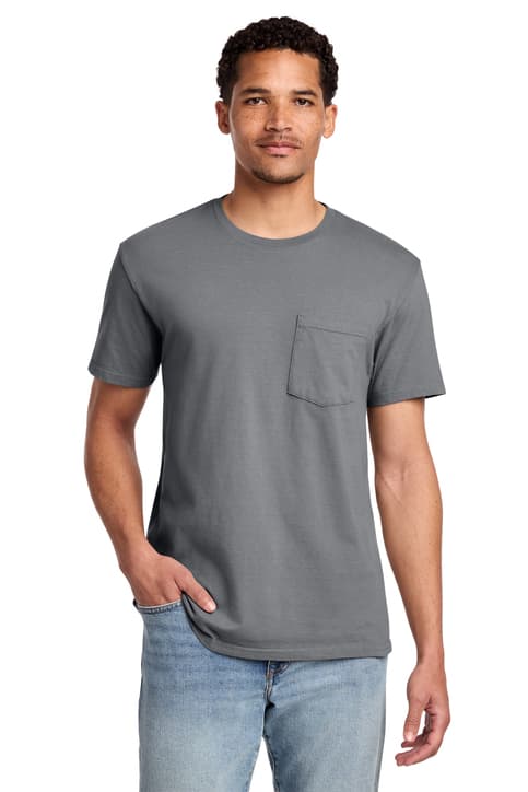 Port & Co ™ Beach Wash ® Garment-Dyed Pocket Tee. PC099P