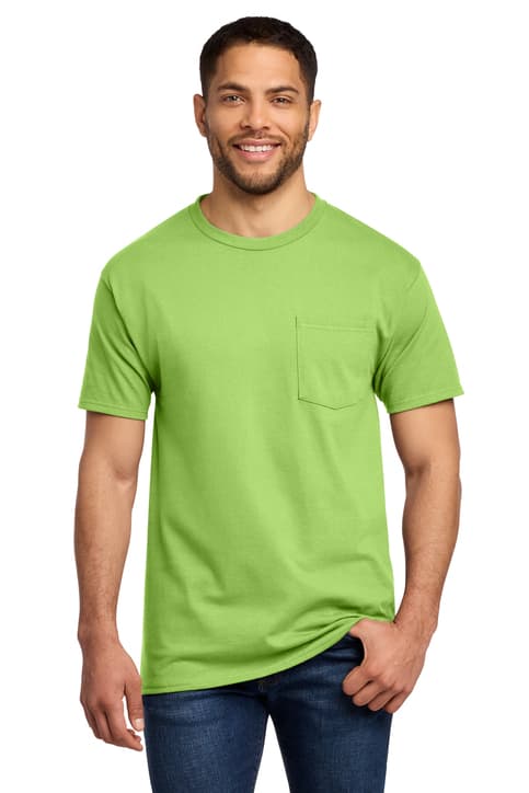 Port & Co ™ Tall Essential Pocket Tee. PC61PT