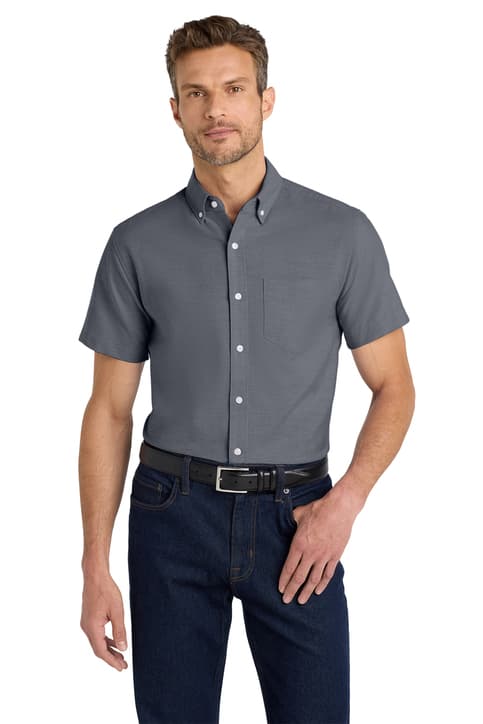Port Authority ® Short Sleeve SuperPro ™ Oxford Shirt. S659