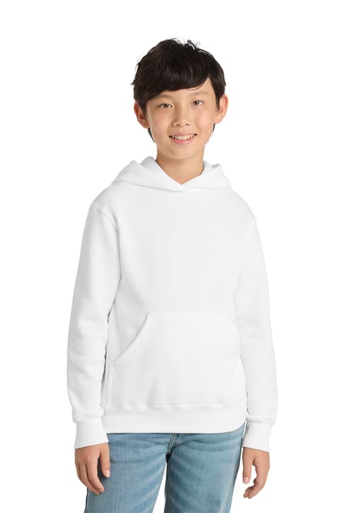 Port & Co ™ Youth Core Fleece Pullover Hooded Sweatshirt. PC90YH