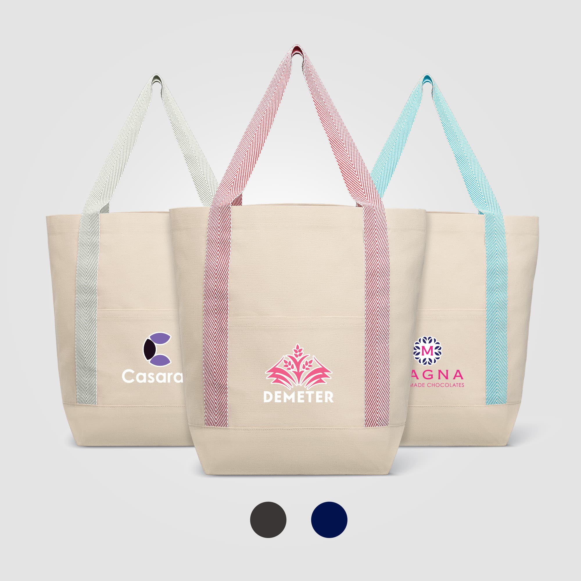 Budget Shopper Tote - 5 oz. Recycled Cotton Blend - Image 1