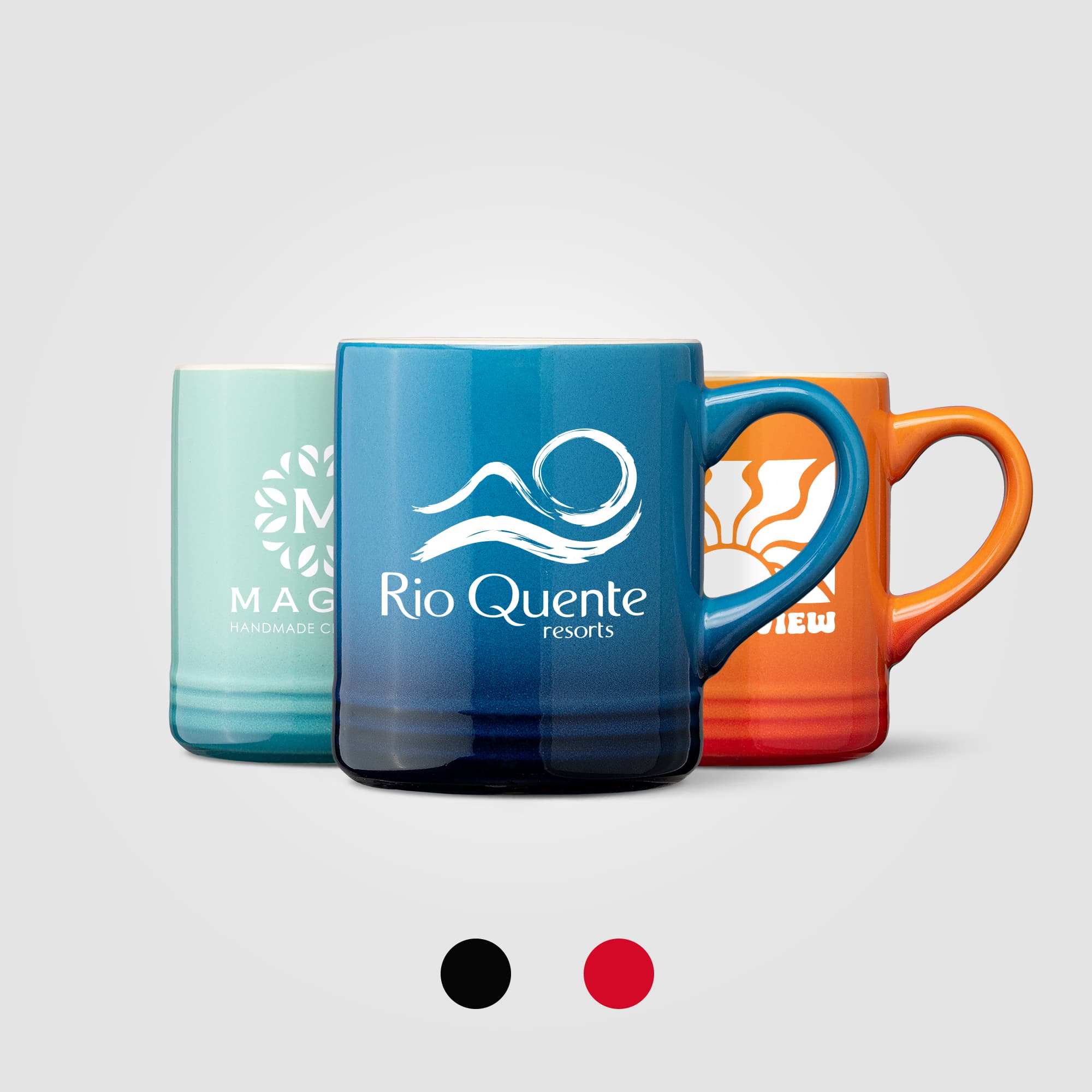 Corin Ceramic Ombre Silhouette Mug - 12oz - Image 1