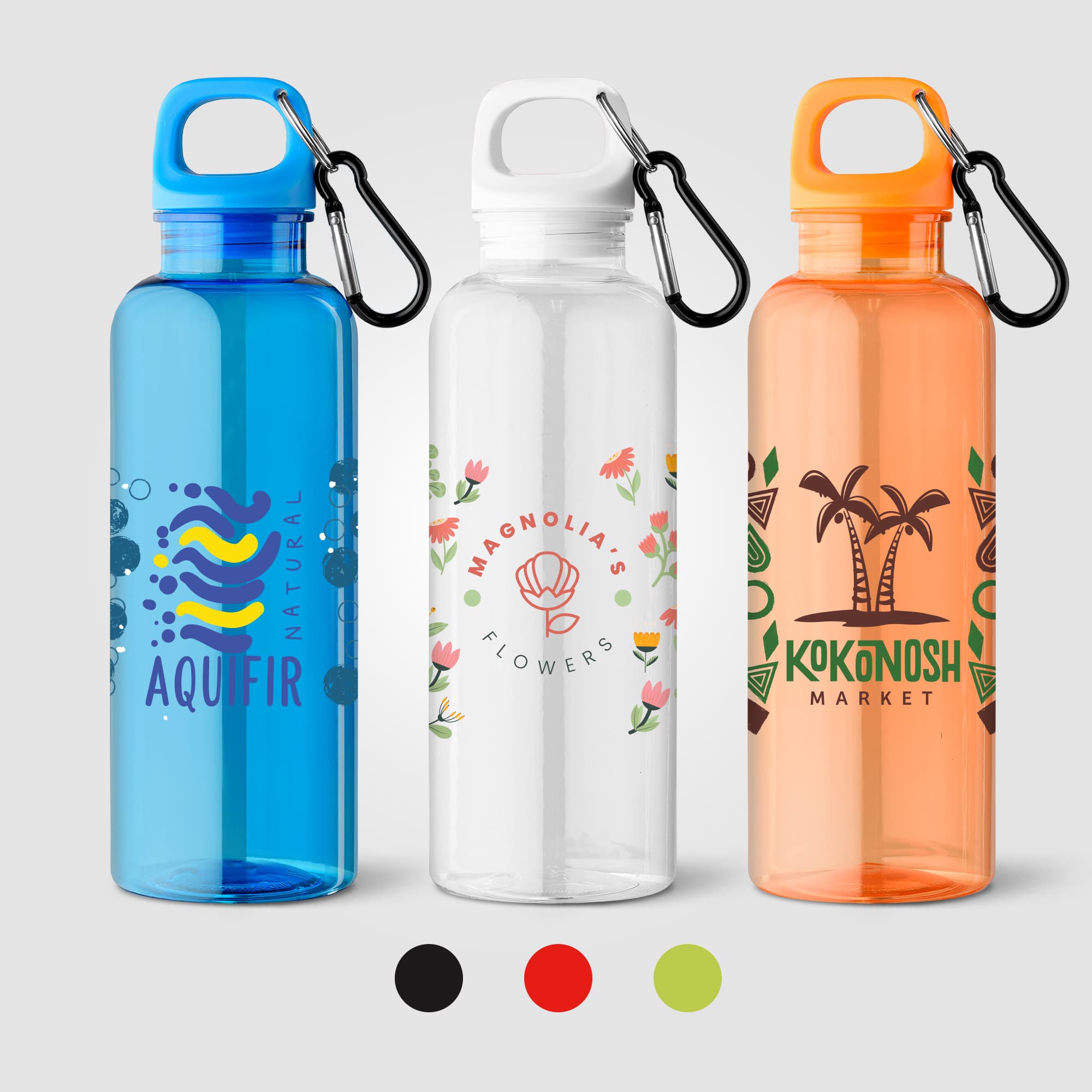 Doli rPET Carabiner Clip Screw-Top Bike Bottle - 17 oz.