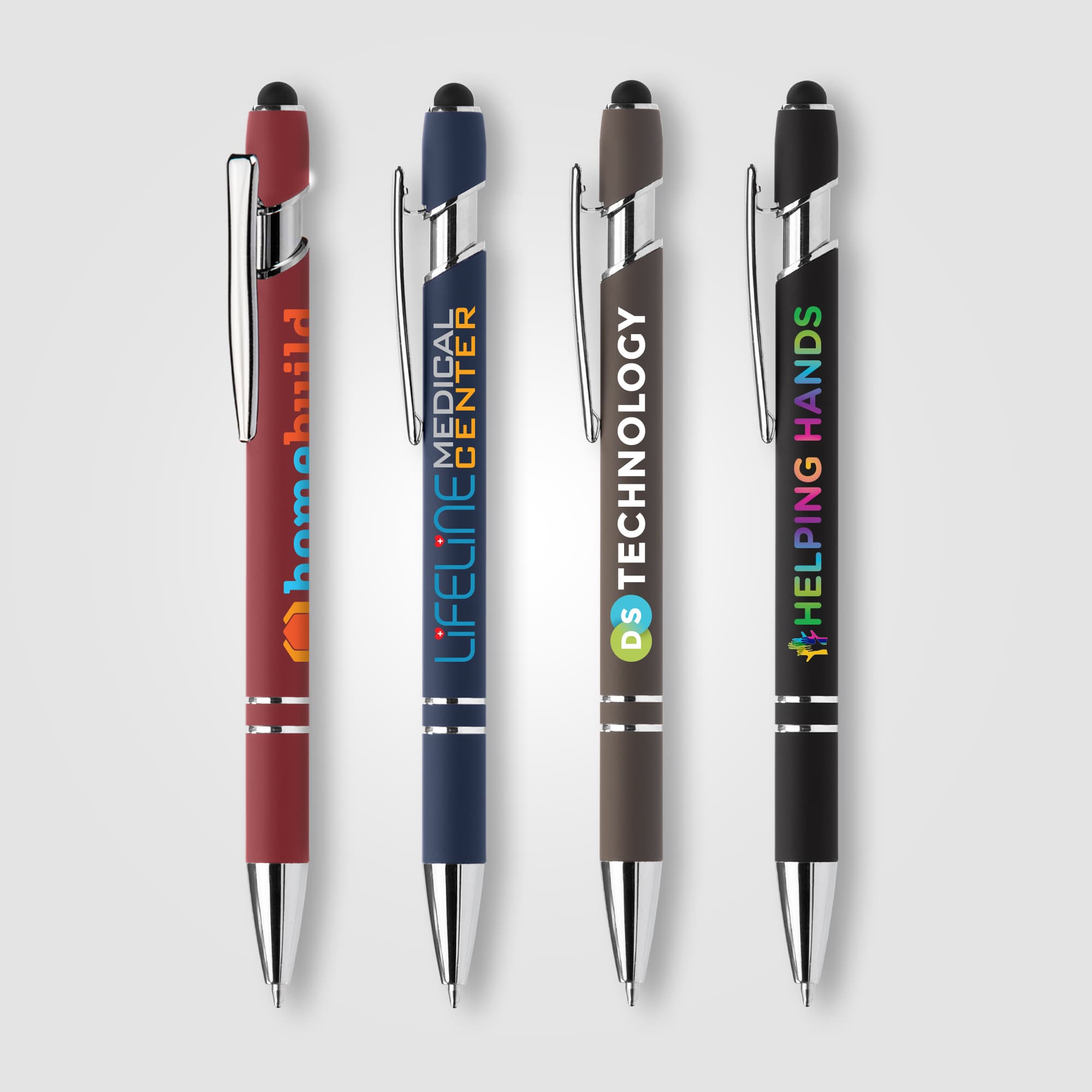 Ellipse Softy Recycled Aluminum Pen with Stylus + Anti-Fraud Ink