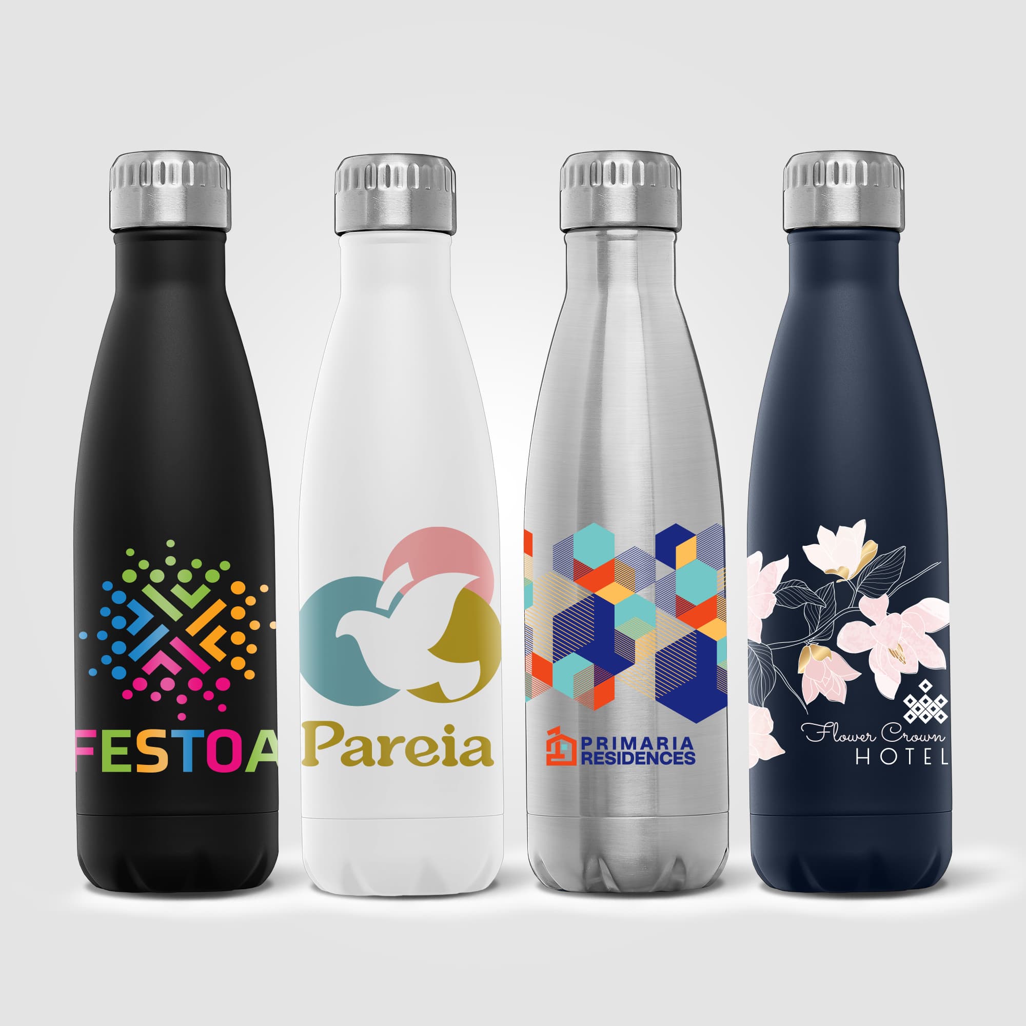 Ibiza Recycled - 22 oz. Single-Wall Stainless Water Bottle - Image 1