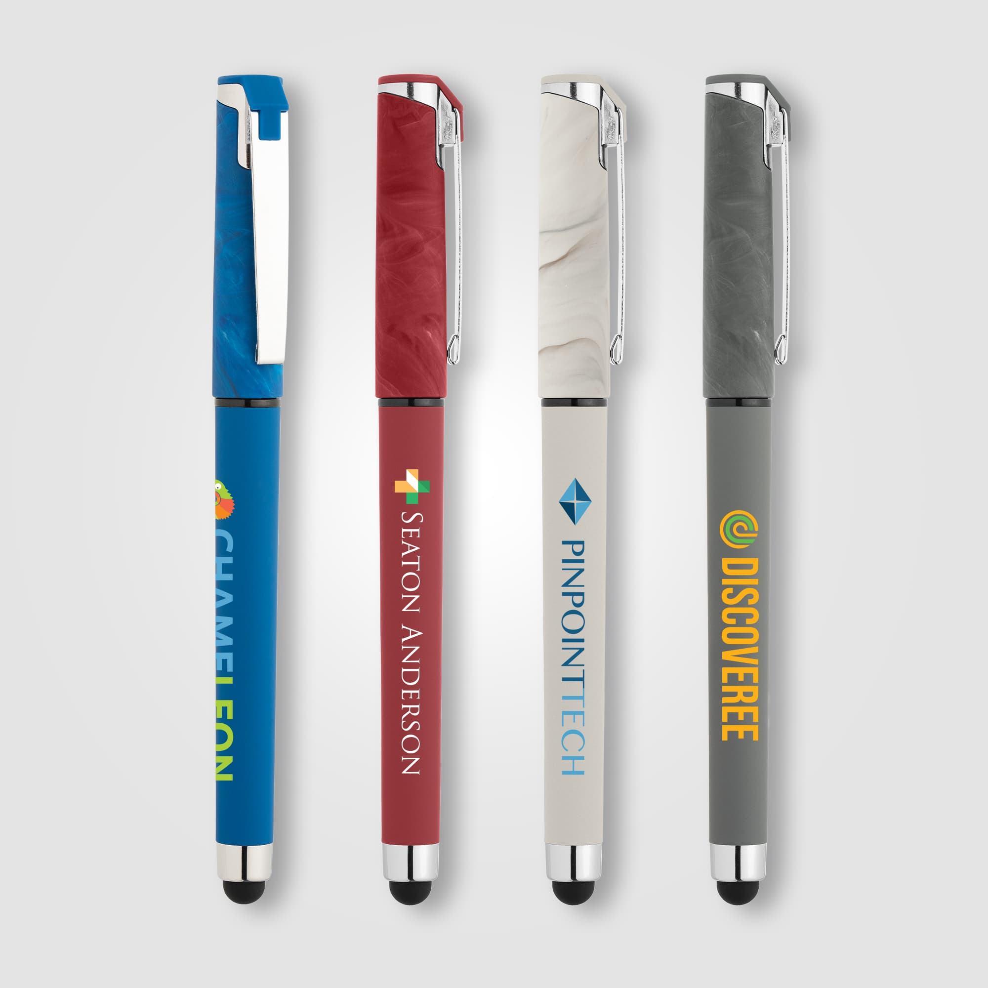 Islander Plastic Marbled Stylus Pen
