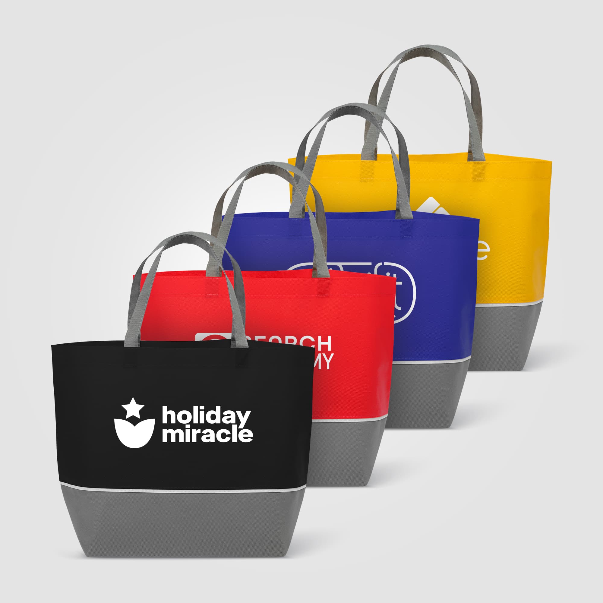 Julian Two-Tone - Non-Woven Tote Bag - Image 1