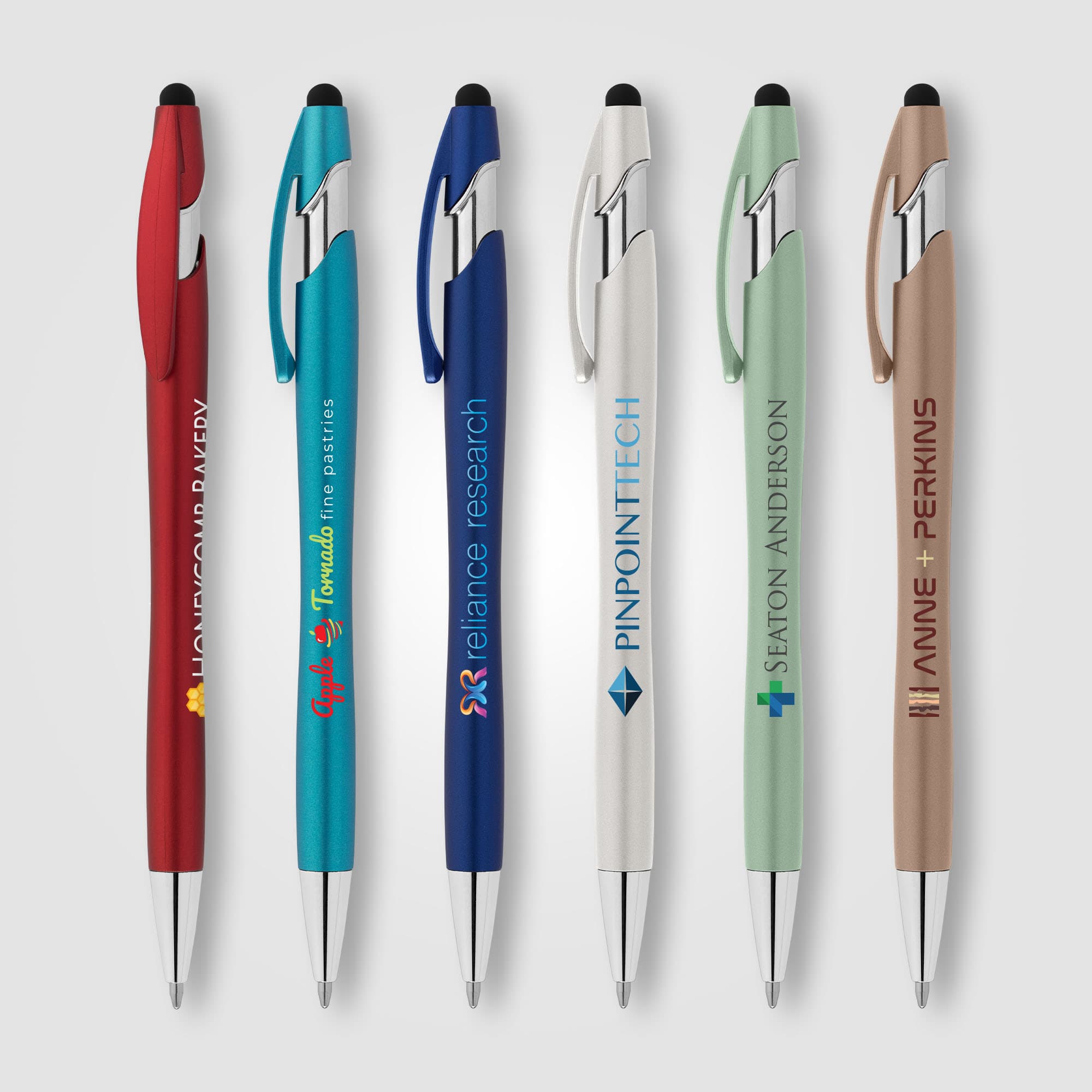 La Jolla Recycled Pen with Stylus + Anti-Fraud Ink