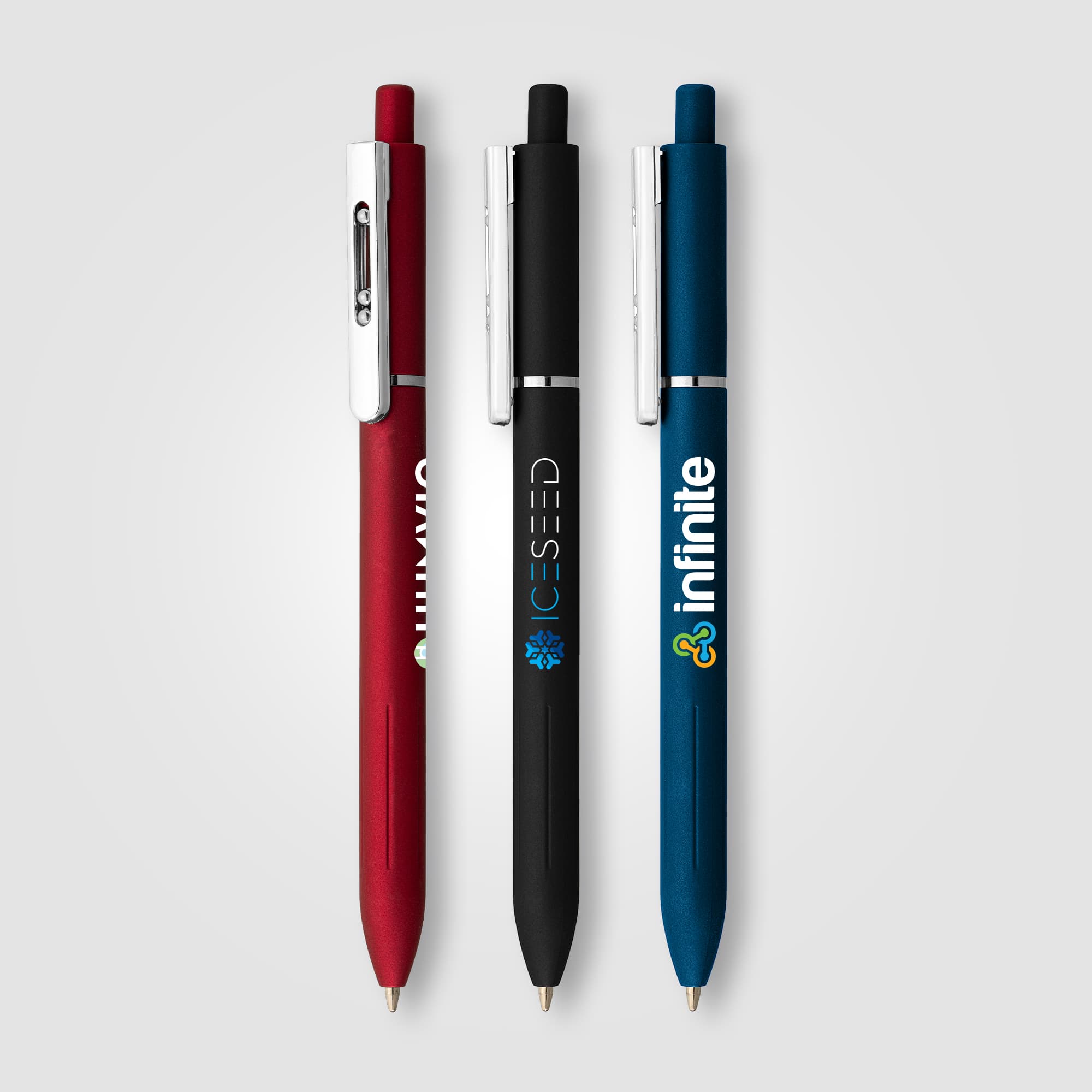 Lark Recycled Plastic Retractable Fidget Clip Pen
