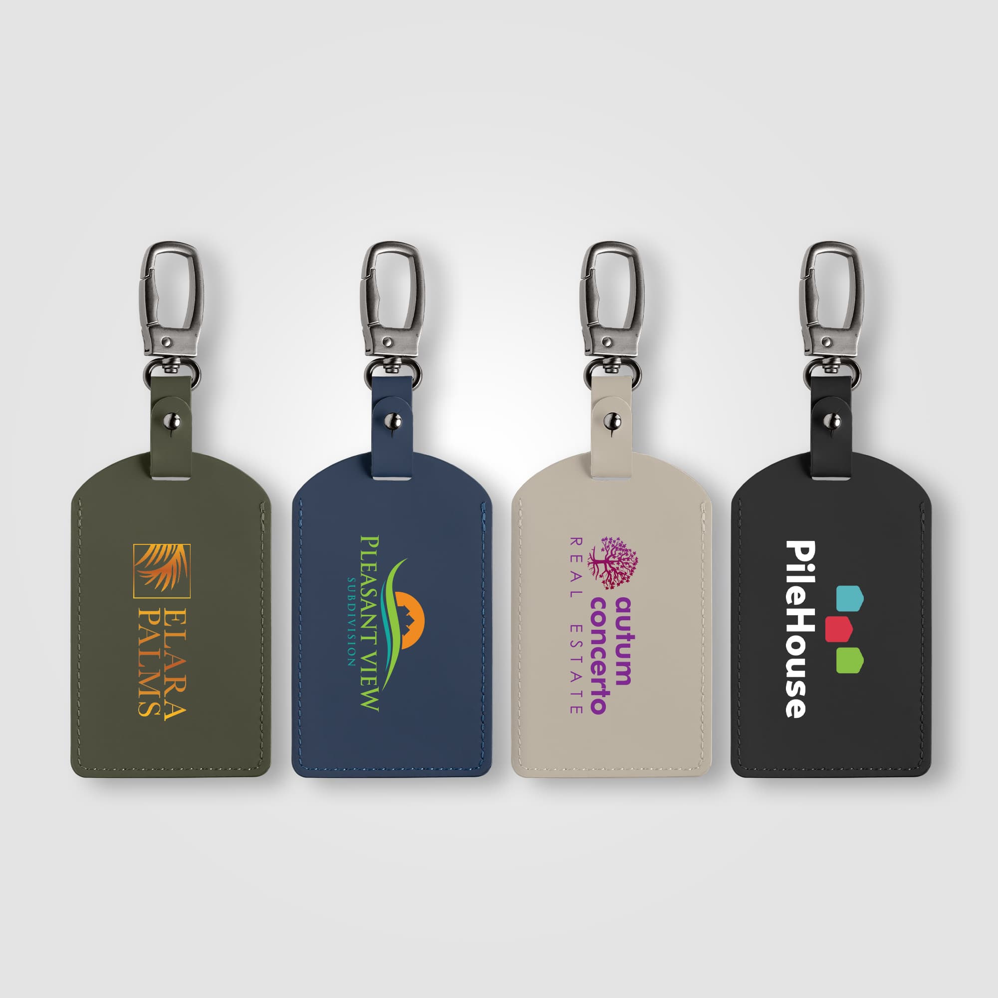 Malmö Recycled Metal Carabiner Luggage Tag - 2.56" x 6.89"
