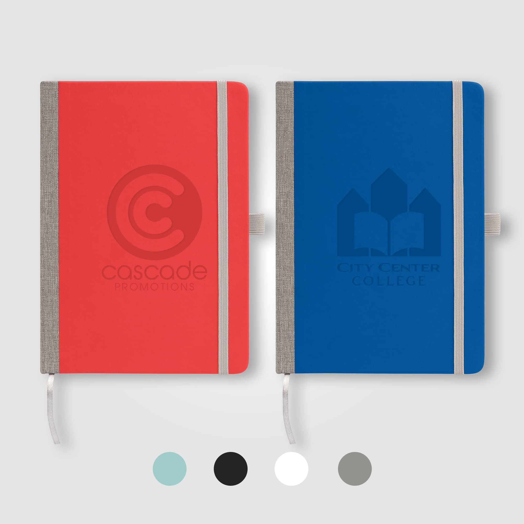 Steinbeck - Recycled Two Tone Hard Cover Notebook