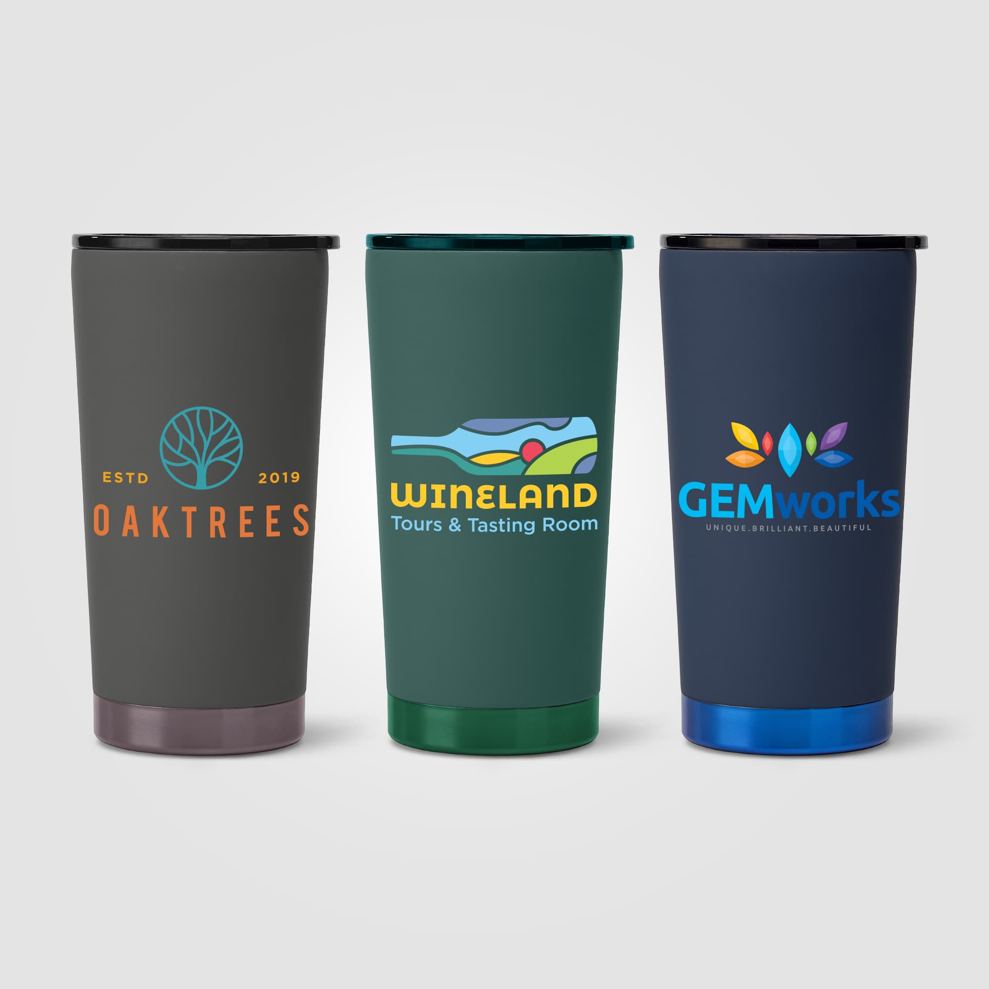 Whistler Monochrome - 18 oz. Double-Wall Stainless Tumbler - Image 1
