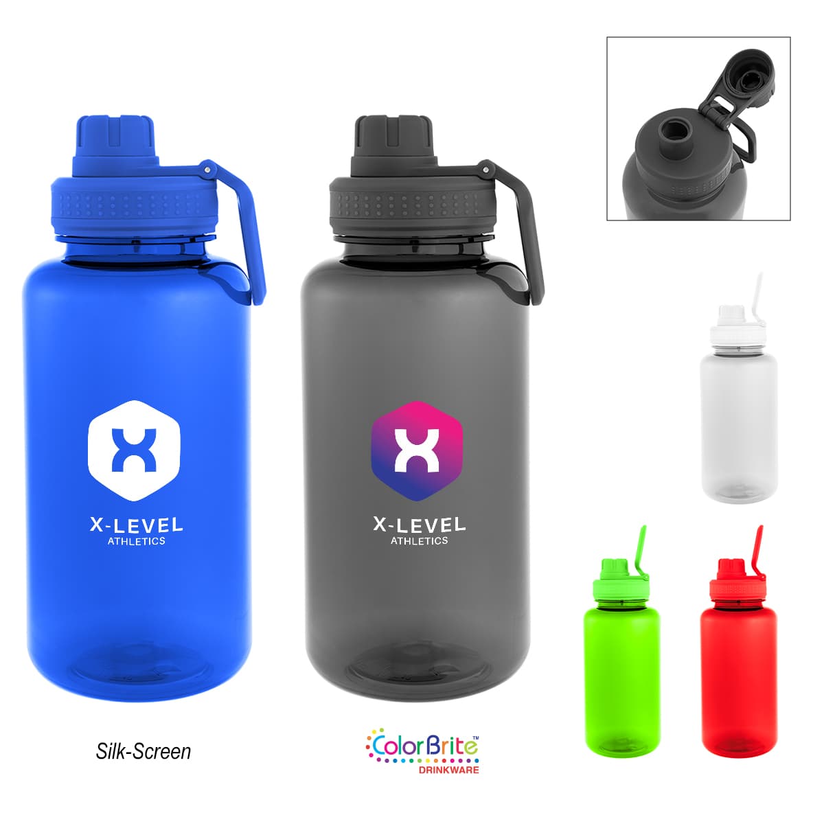 34 Oz. Jessie rPET Bottle
