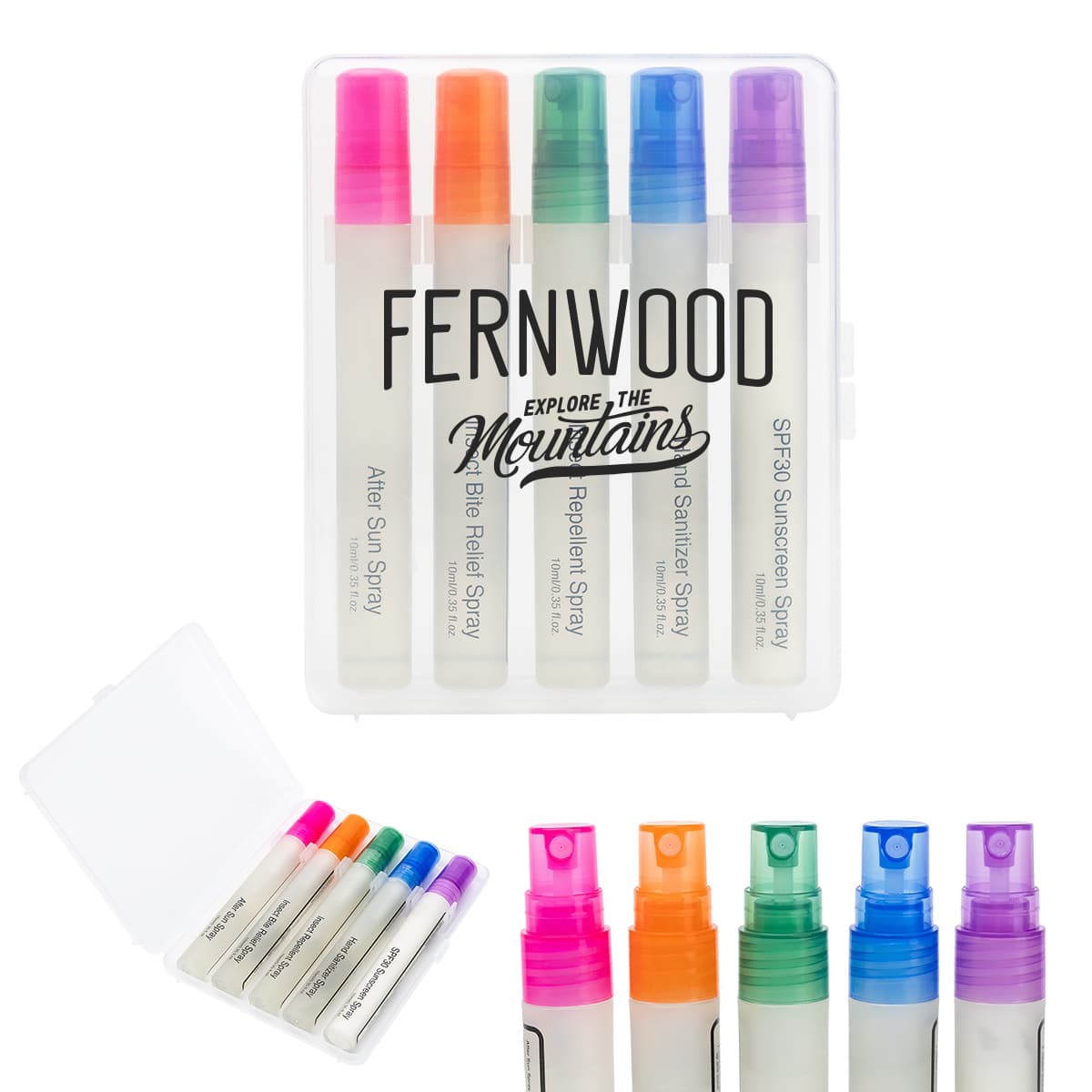 5-Piece Outdoor Essentials Spray Bottle Set - Image 1