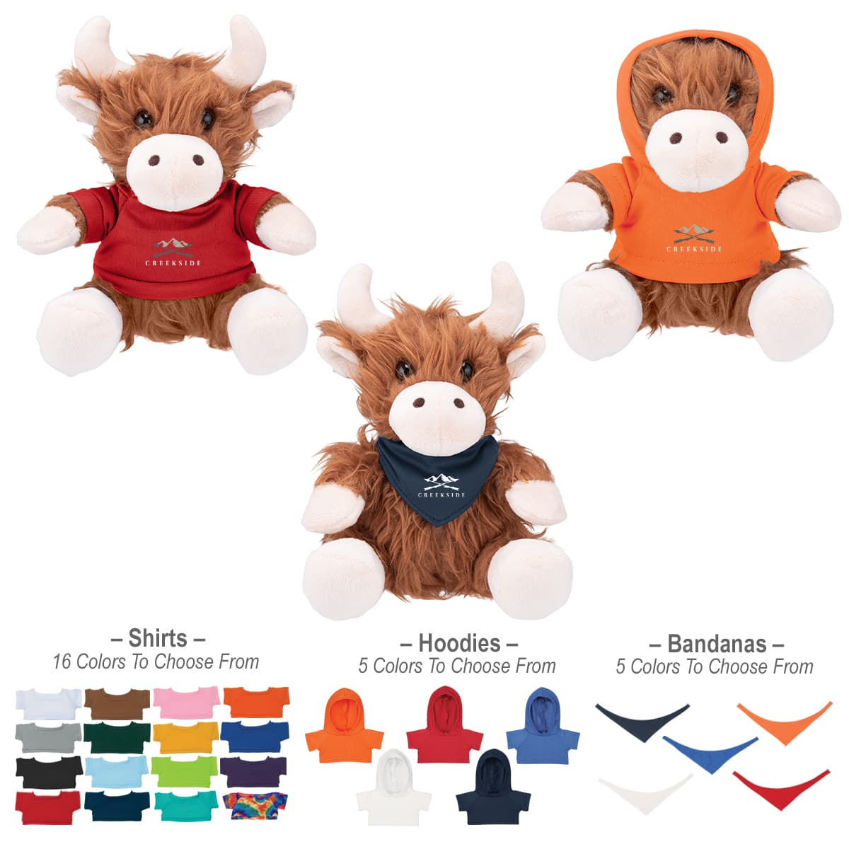 6" Heidi Highland Cow