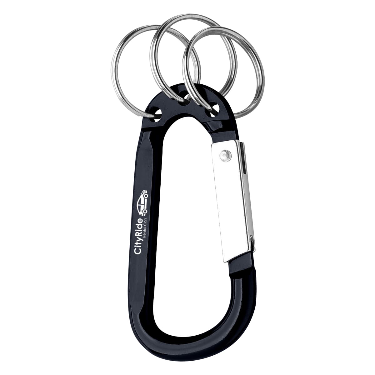 8mm Carabiner With Triple Split Ring