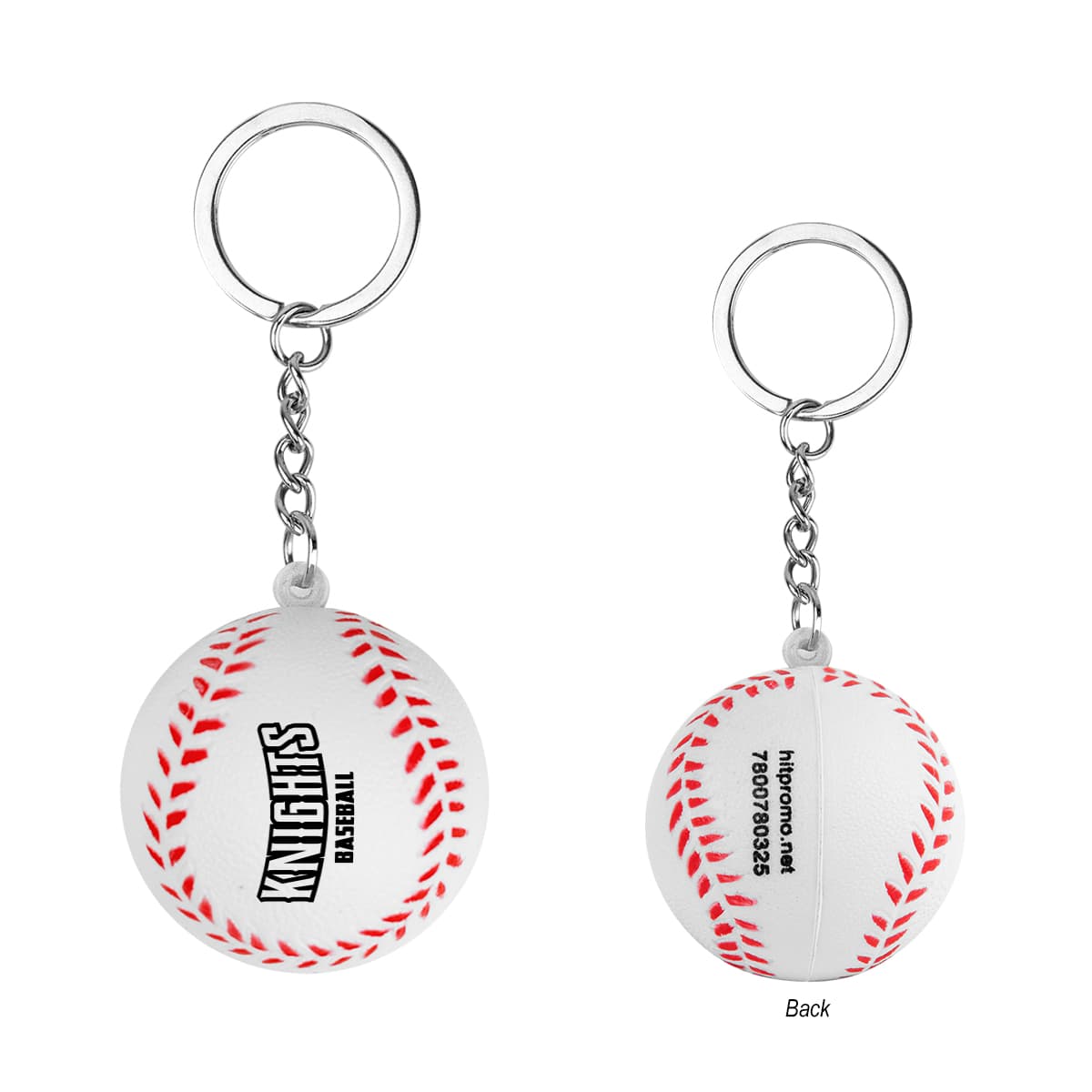 Baseball Stress Reliever Keychain