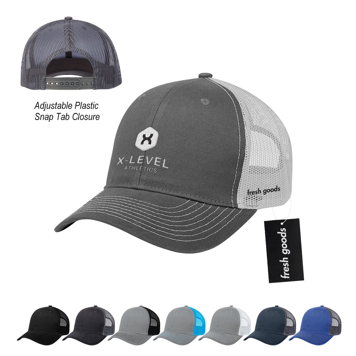 Fresh Goods Cotton Twill Mesh Back Cap