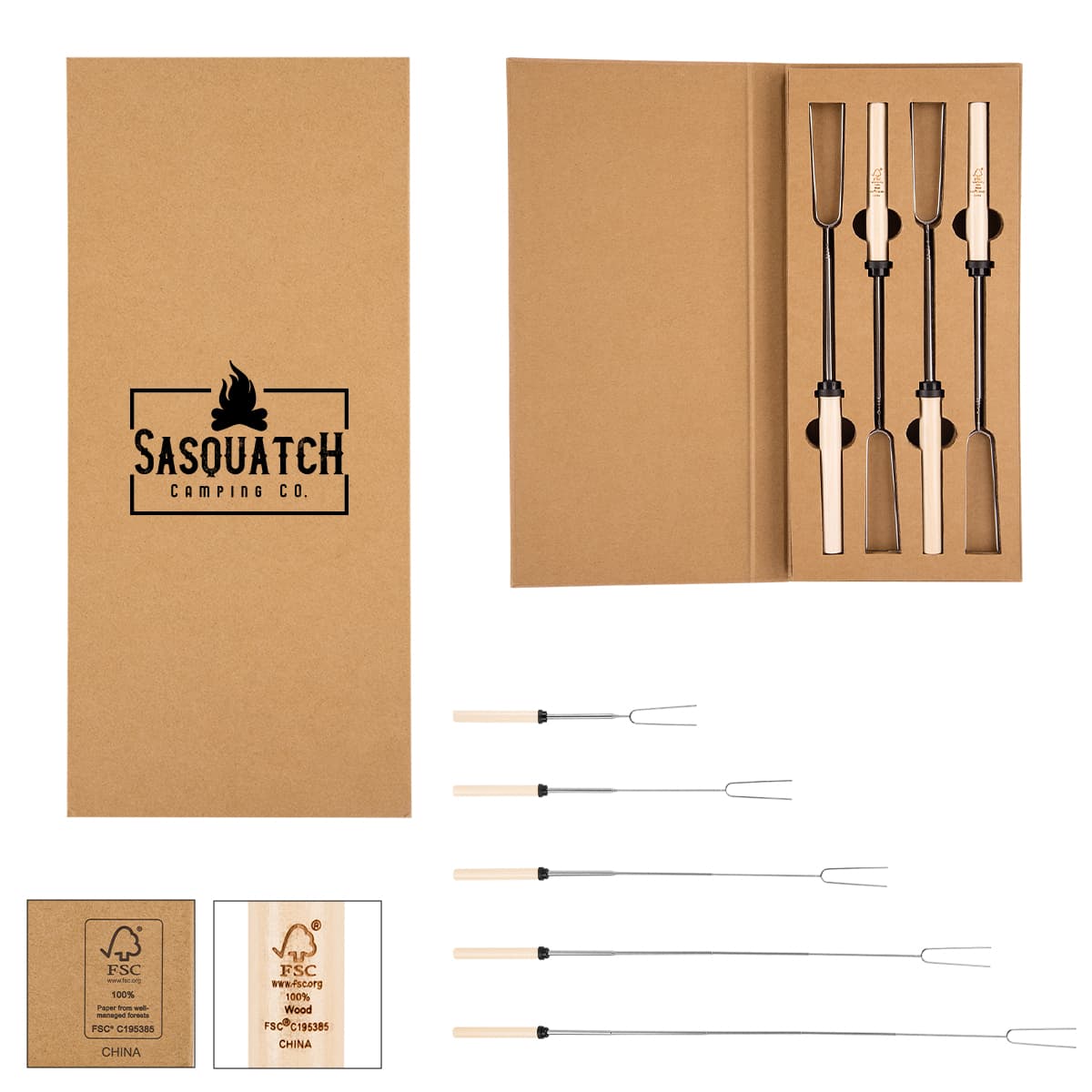 Hot Dogs 7 S'Mores Skewer Set