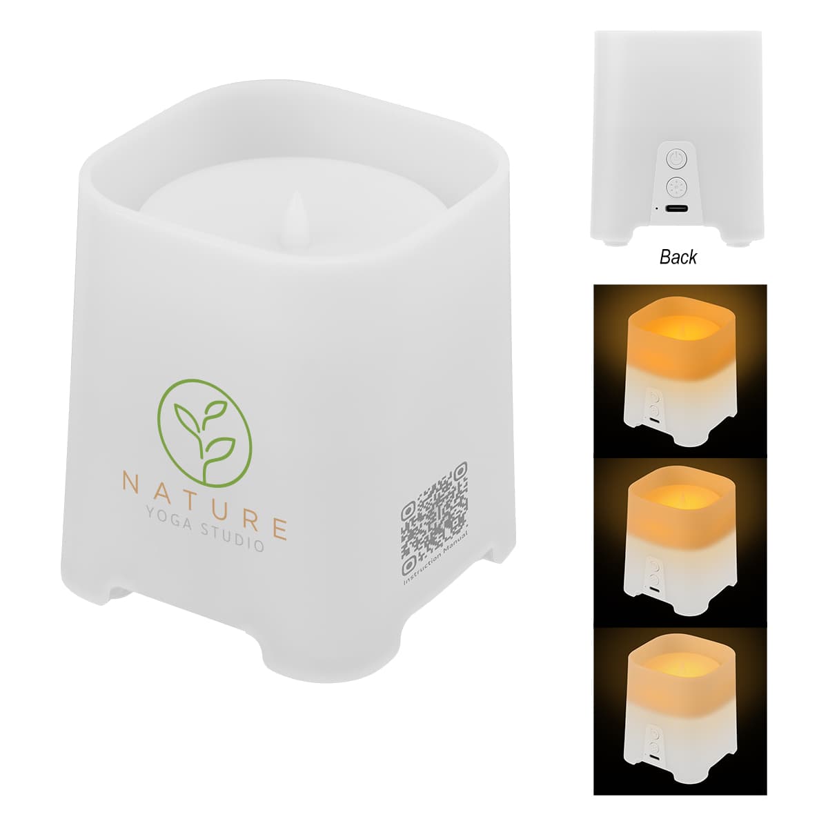 rABS LED Candle Light Speaker
