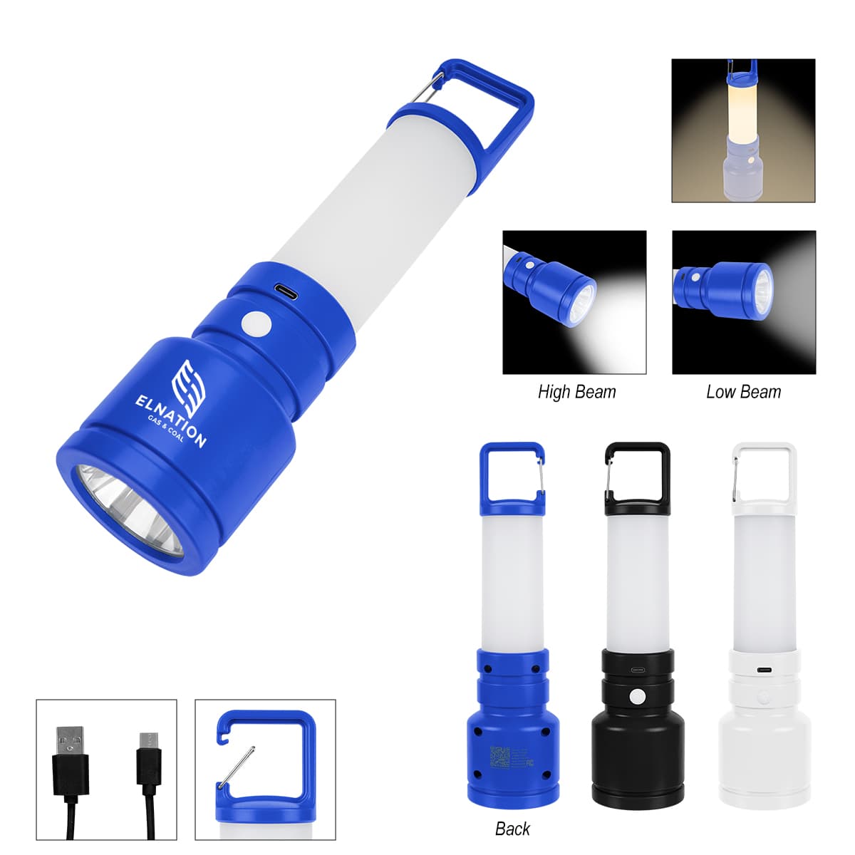 rABS Rechargeable Work Light with Carabiner