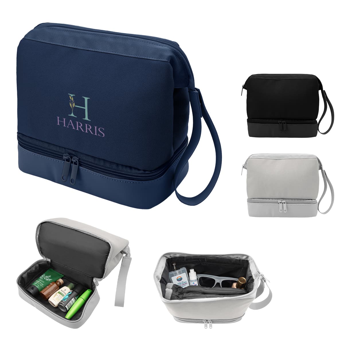 The Weekender Toiletry Bag with Drop-Bottom - Image 1