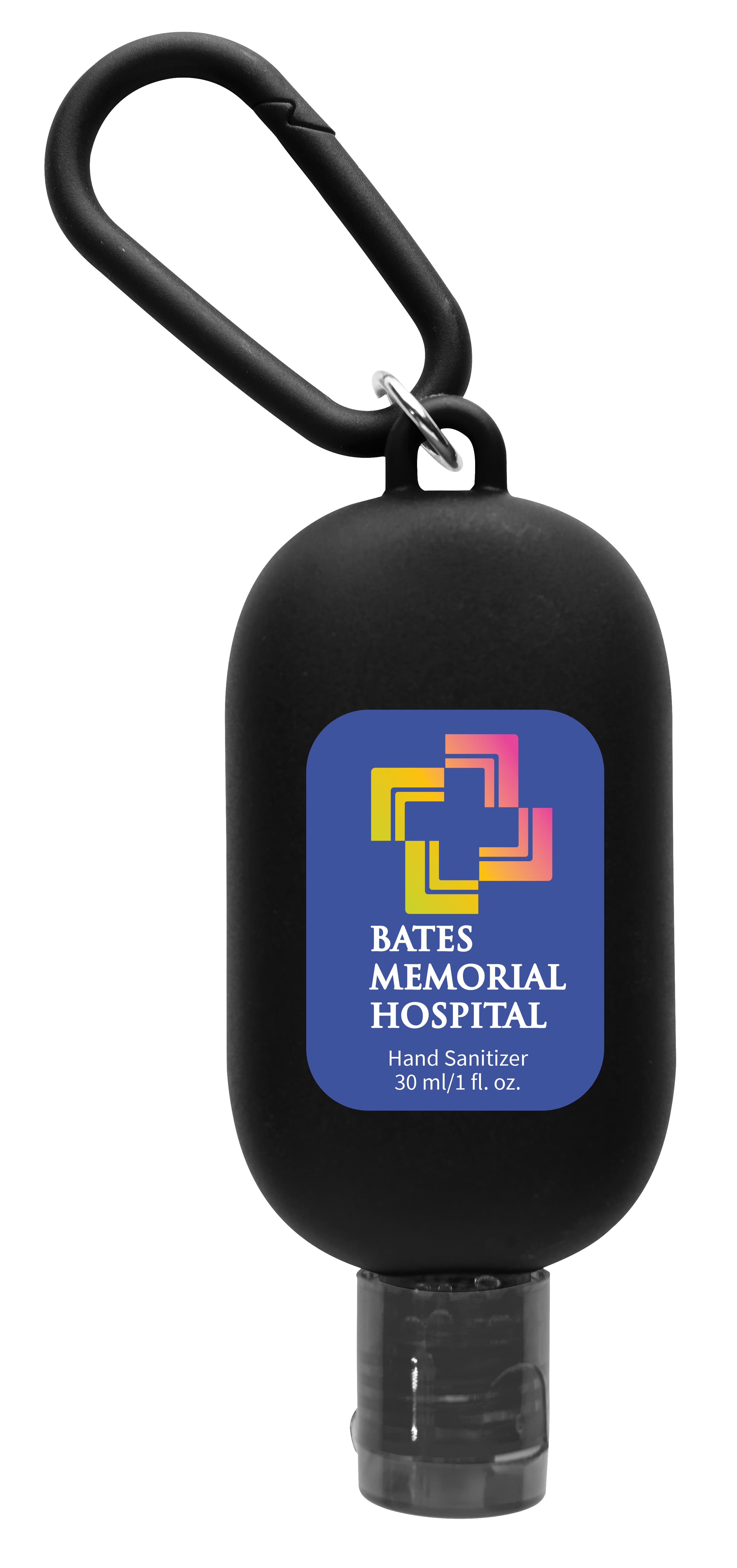 1 oz. Hand Sanitizer with Colorful Case and Carabiner
