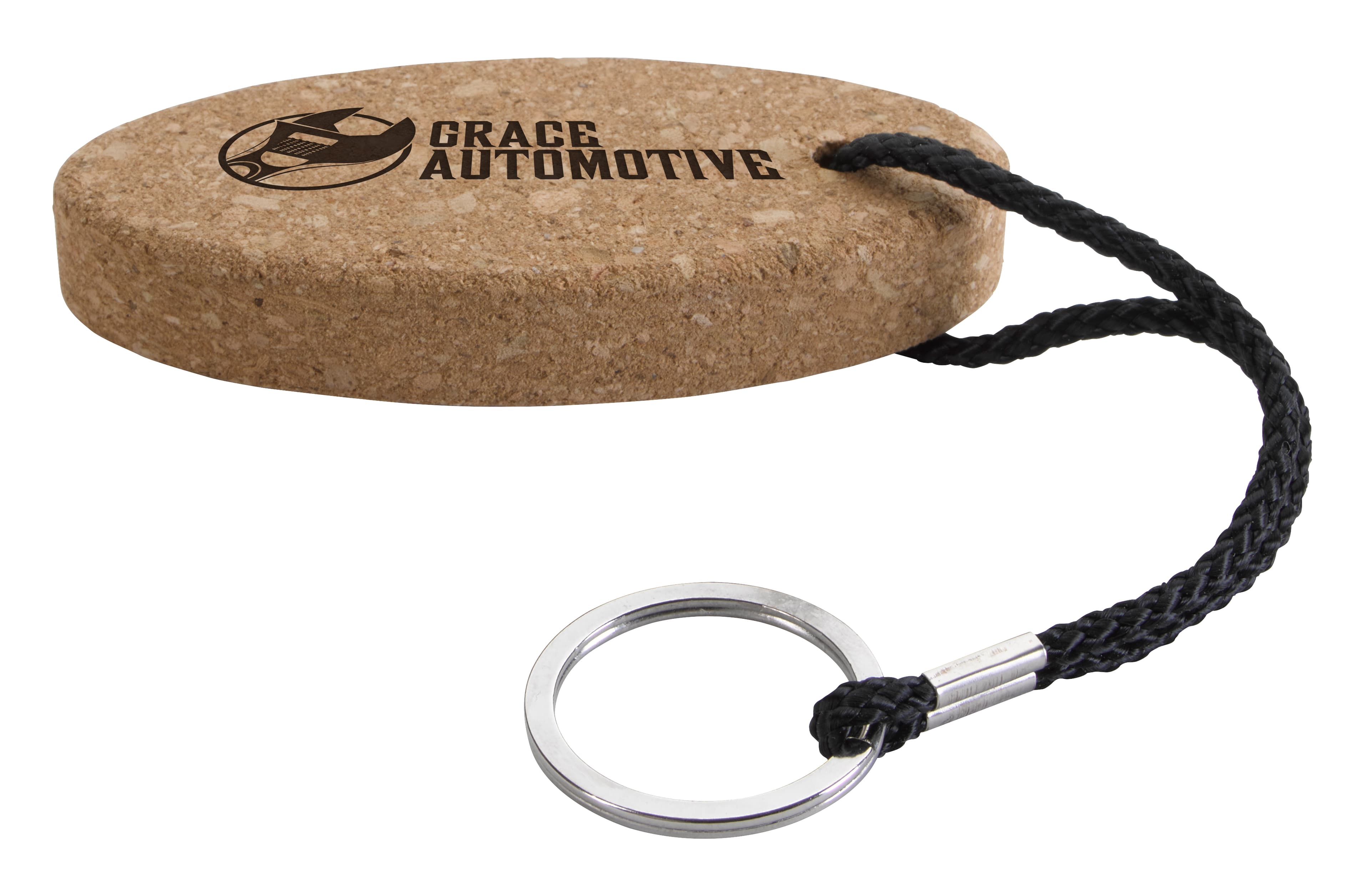 Buoy Oval Cork Keychain