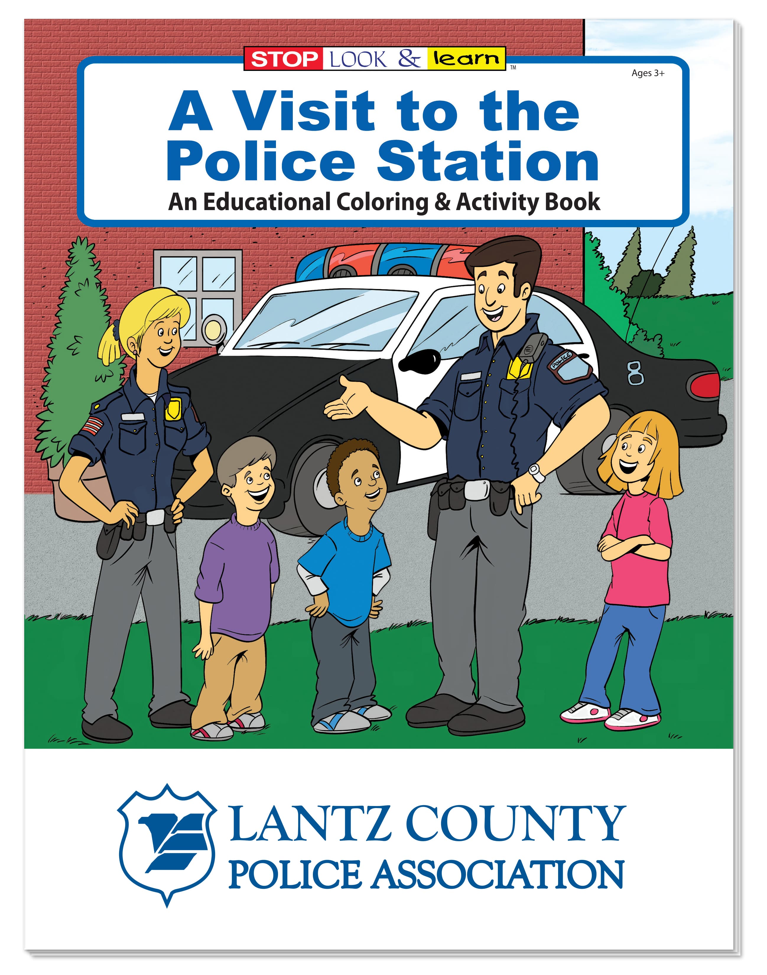 Coloring Book: A Visit to the Police Station