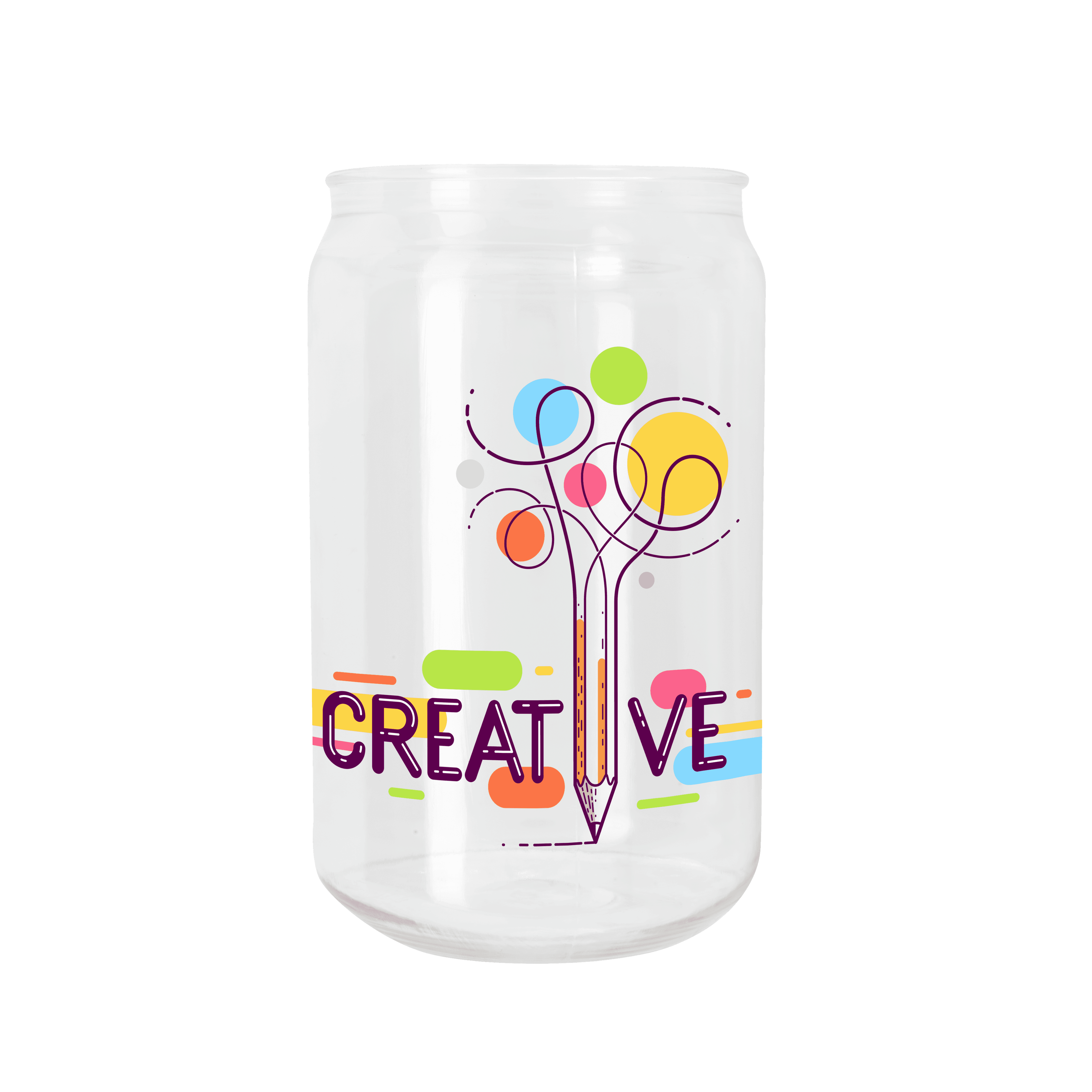 Garyline® Can-Shaped RPET Faux Glass - 16 oz.