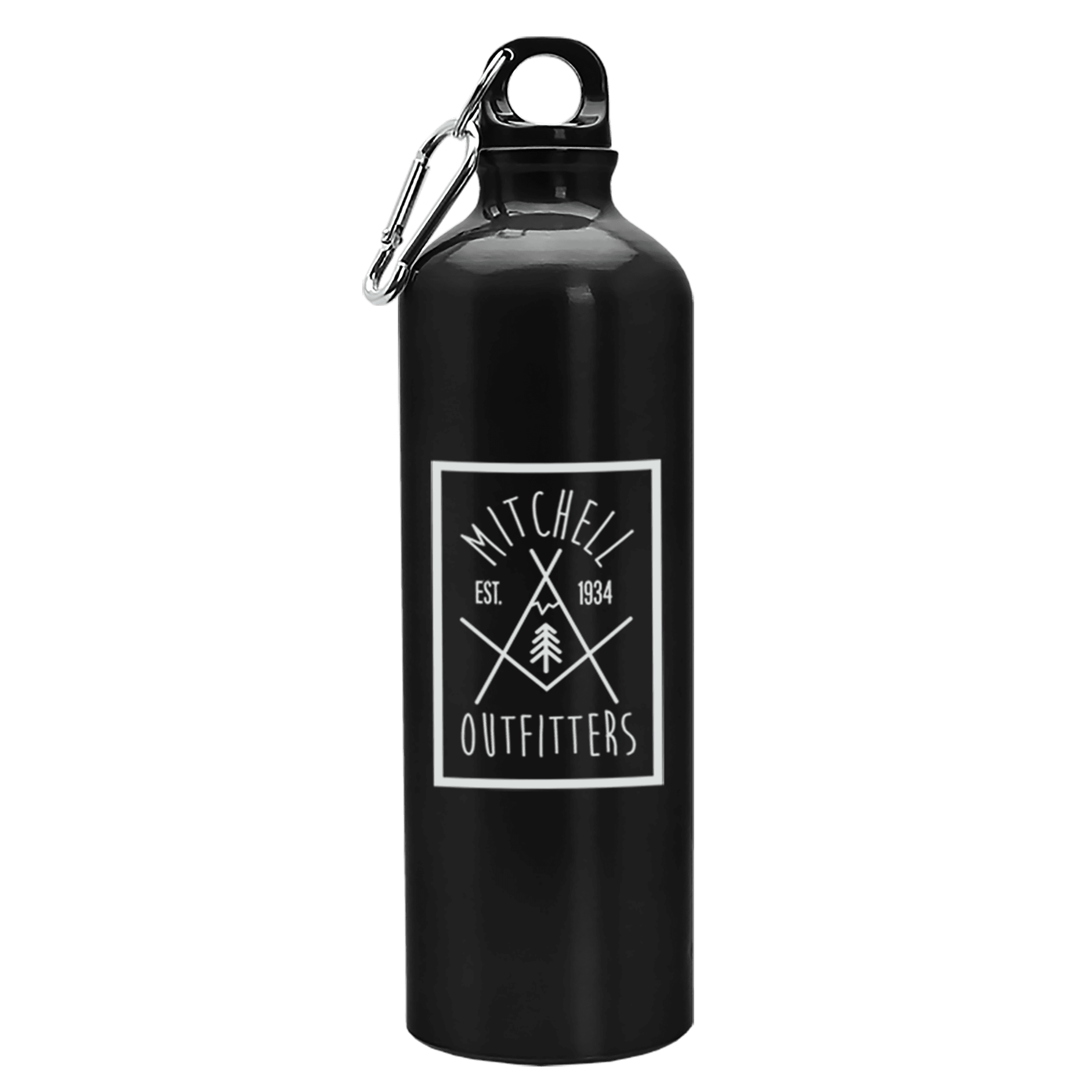 Garyline® Excursion Aluminum Bottle with Carabiner - 25 oz.