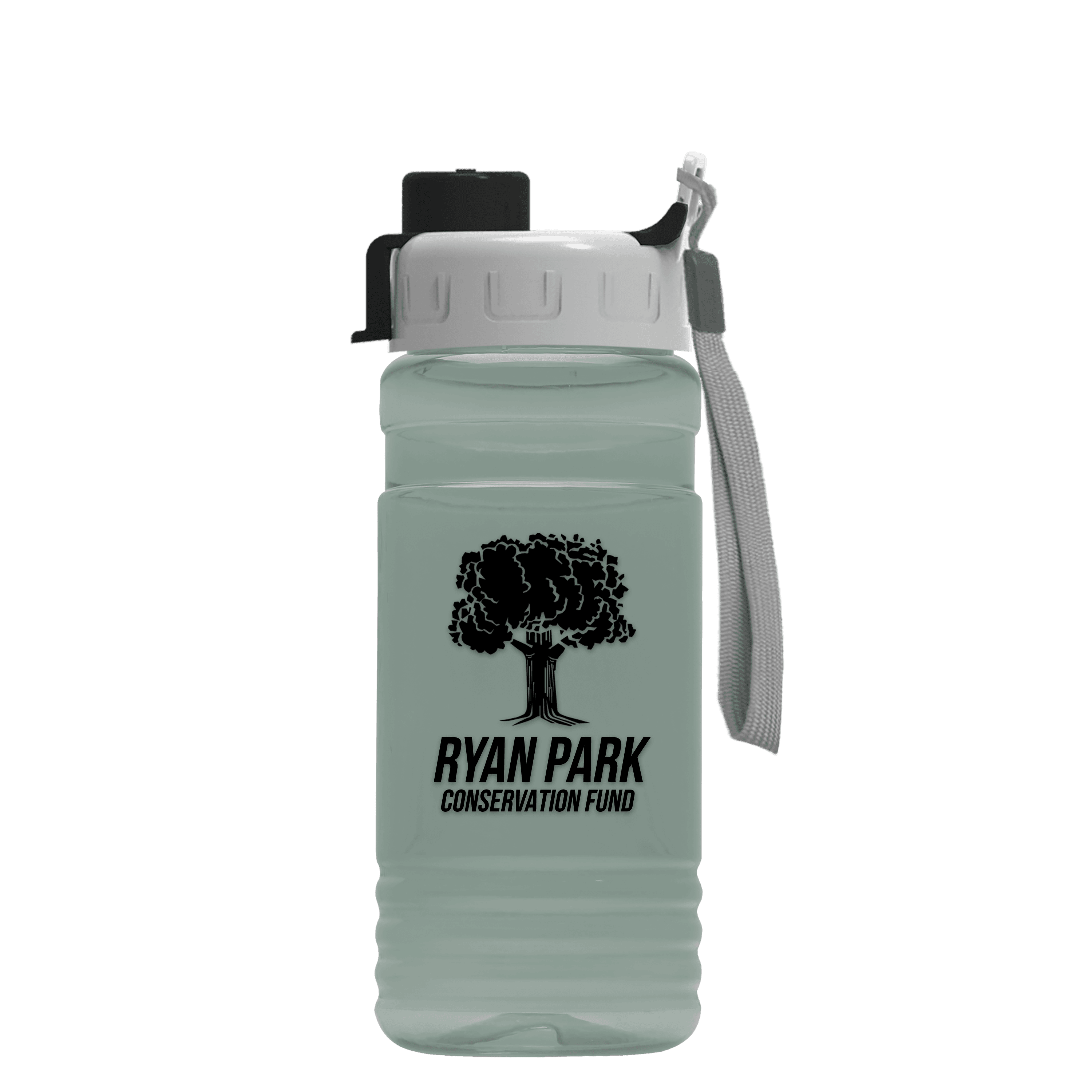 Garyline® RPET Bottle with Quick-Snap Lid - 20 oz.