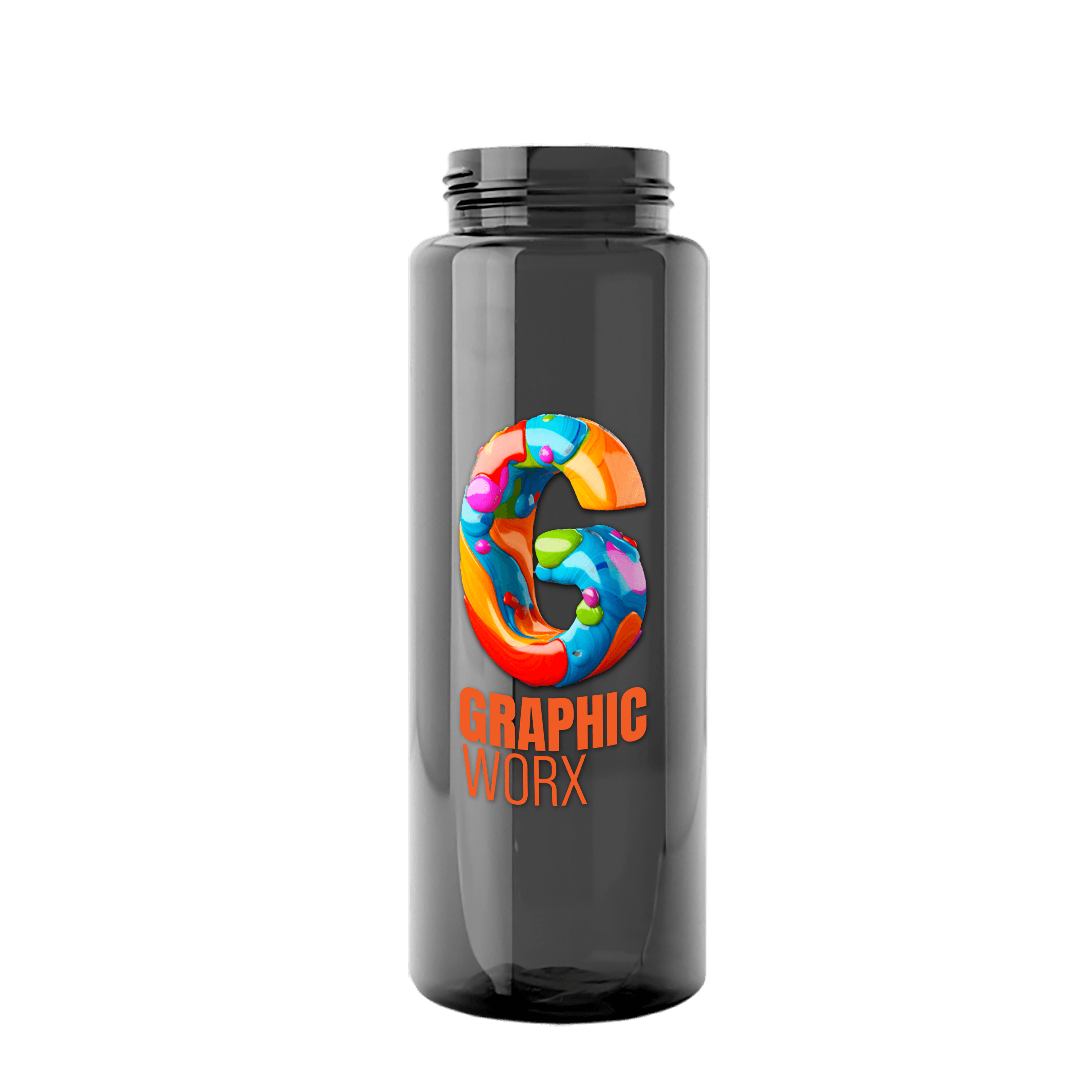 Garyline® Slim Fit RPET Bottle with Push-Pull Lid - 32 oz.