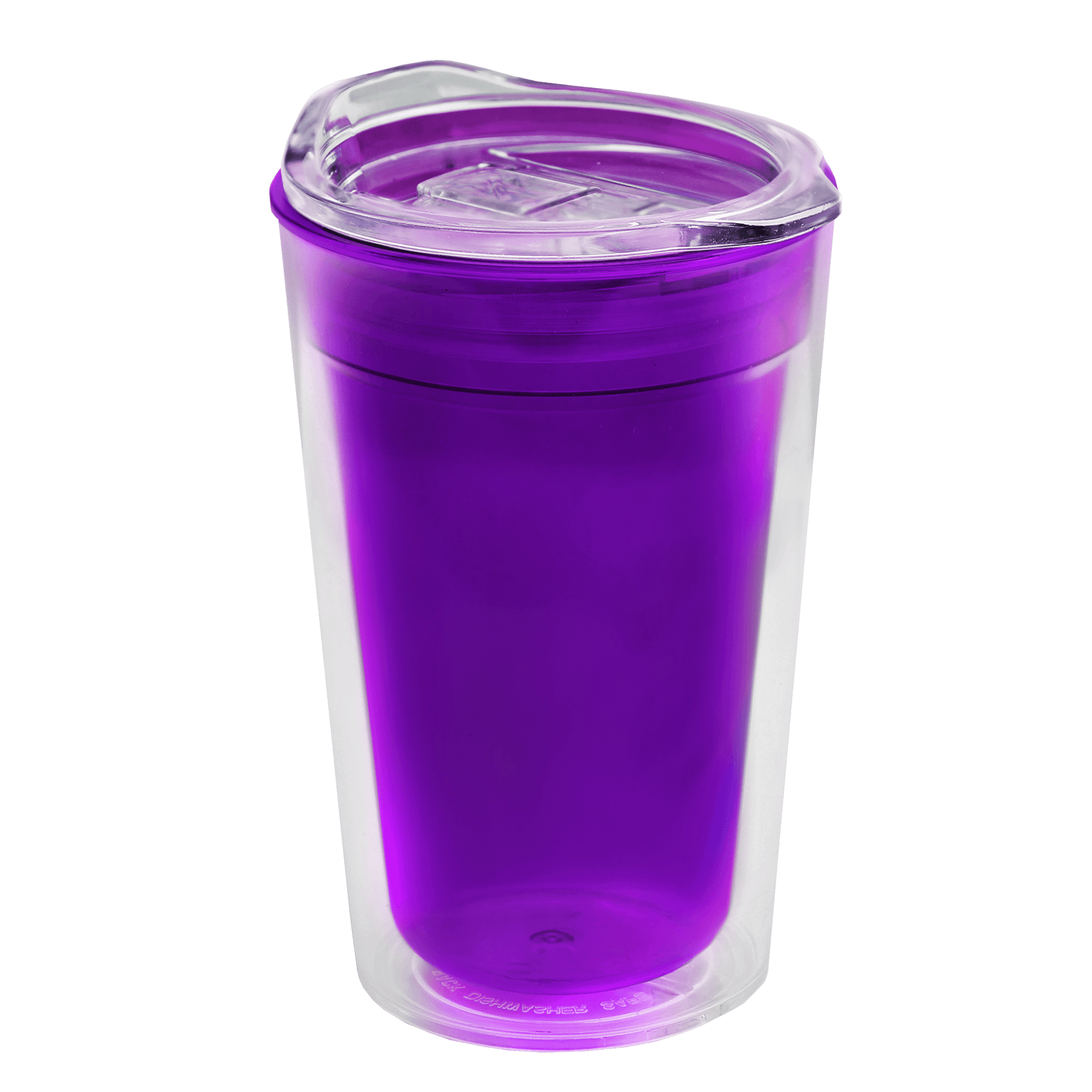 Garyline® Transparent Tumbler with Slider Lid - 14 oz.