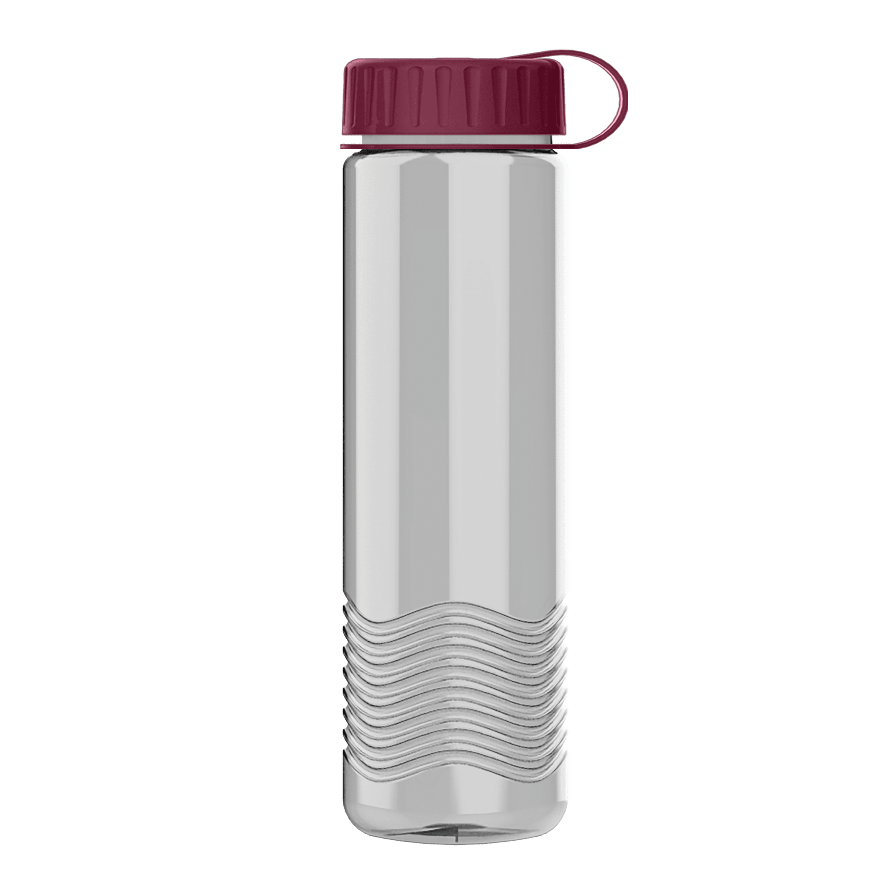 Garyline® Wave Tritan® Bottle with Tethered Lid - 24 oz.