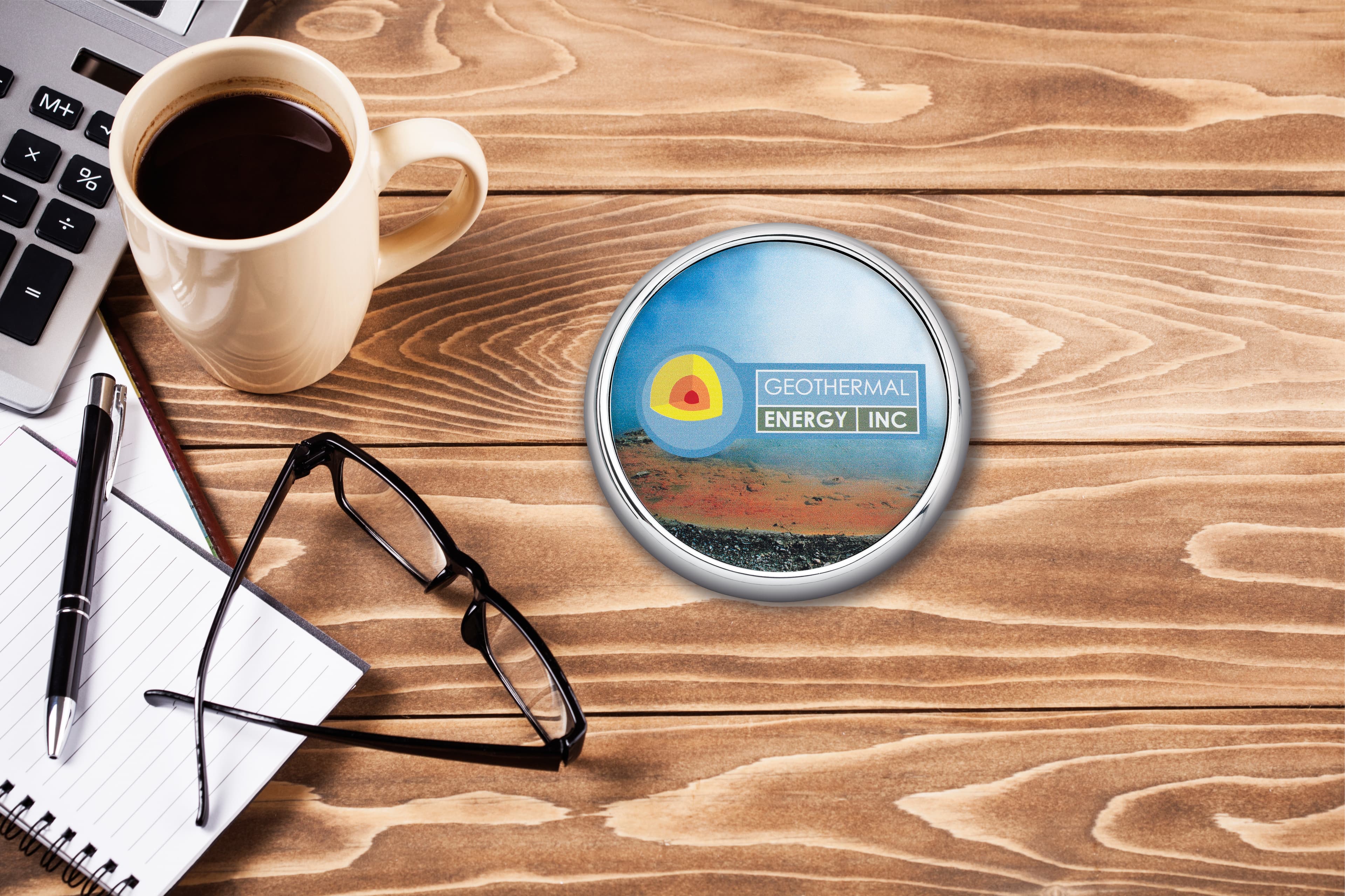 JAFFA® Radiant Leather Coaster