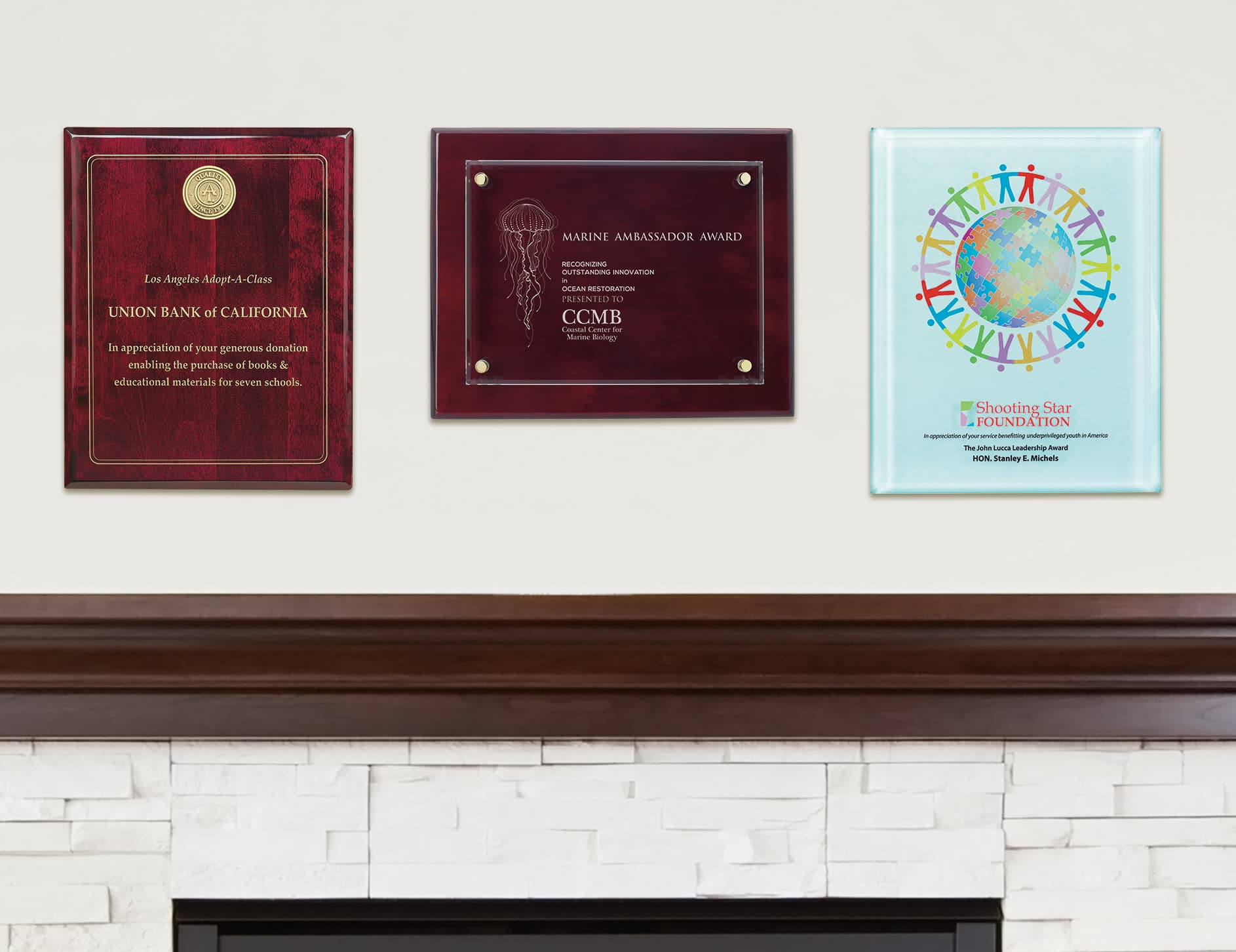 JAFFA® Radiant Trillinnium Award Plaque—8"x10"