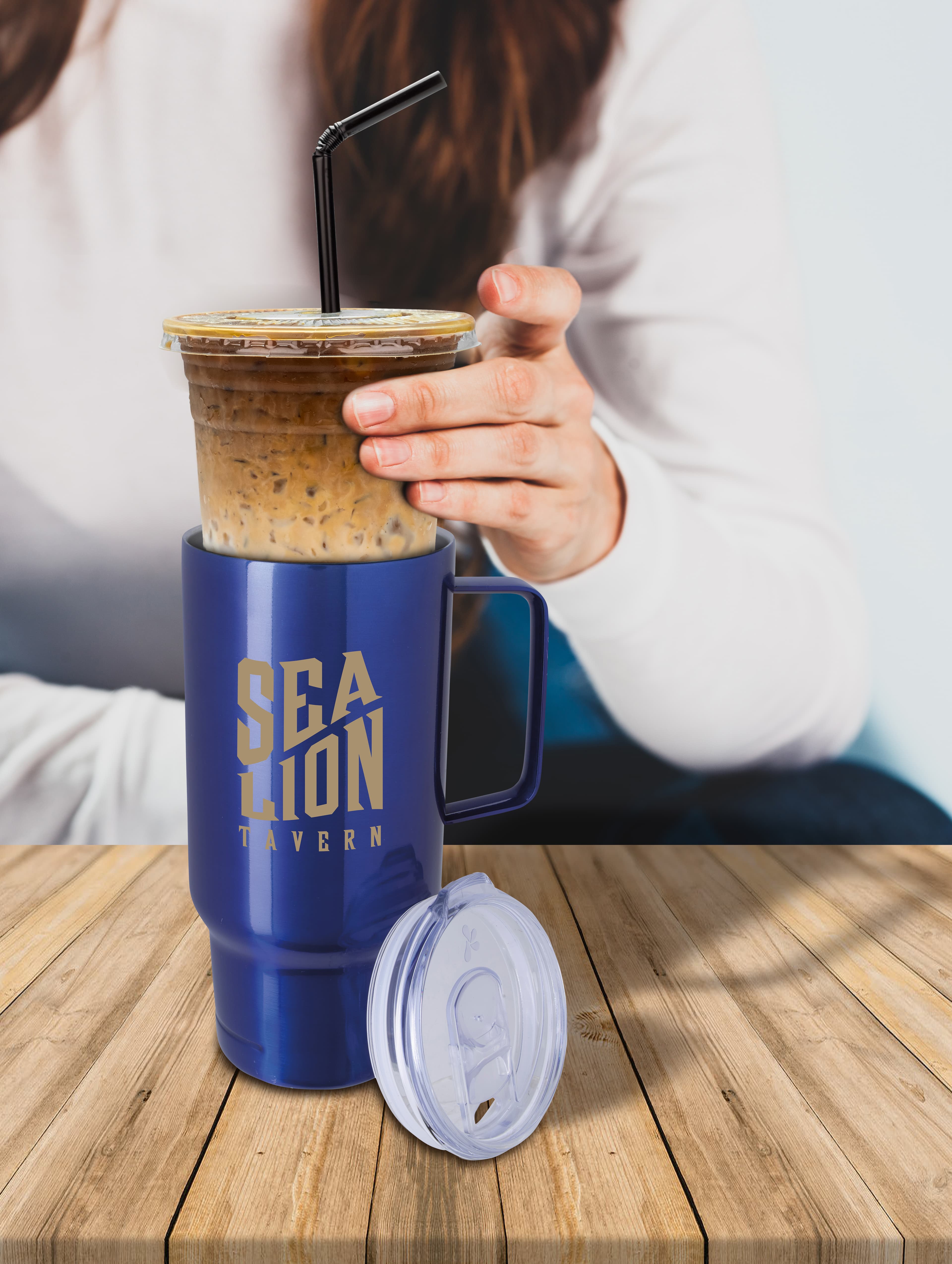 Koozie® Handle Tumbler - 30 oz