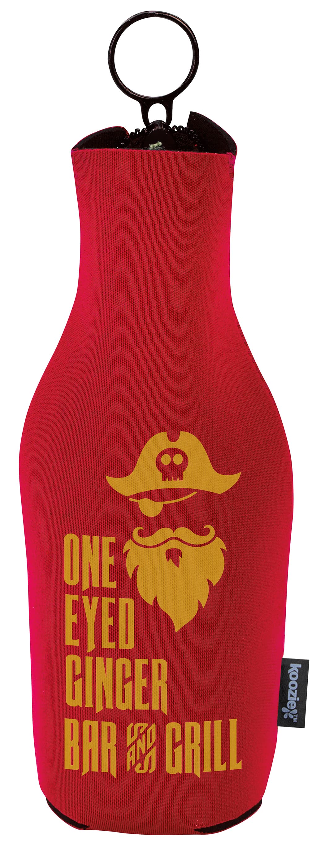 Koozie® Neoprene Zip-Up Bottle Cooler - Image 1