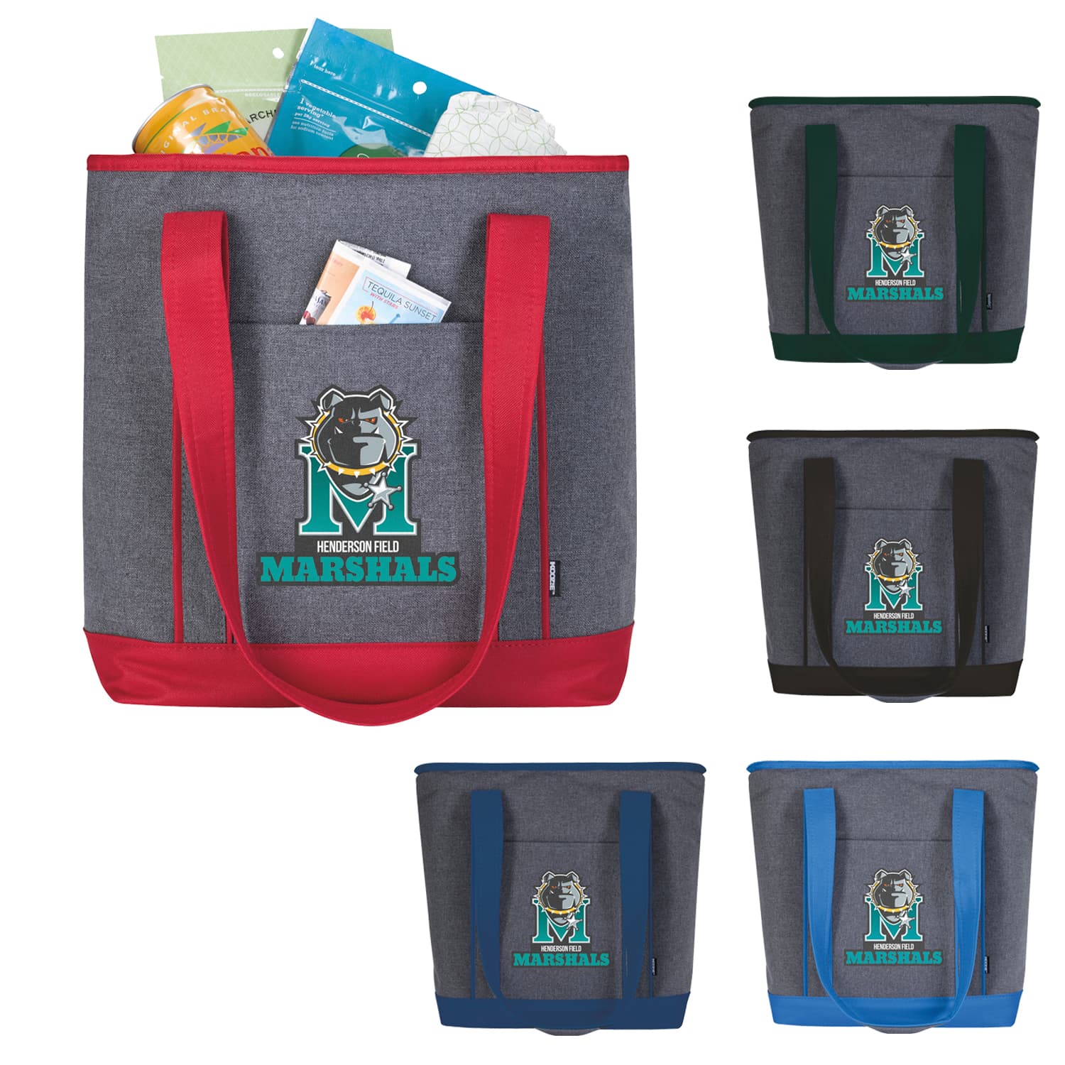 Koozie® Two-Tone Lunch-Time Cooler Tote - Image 1