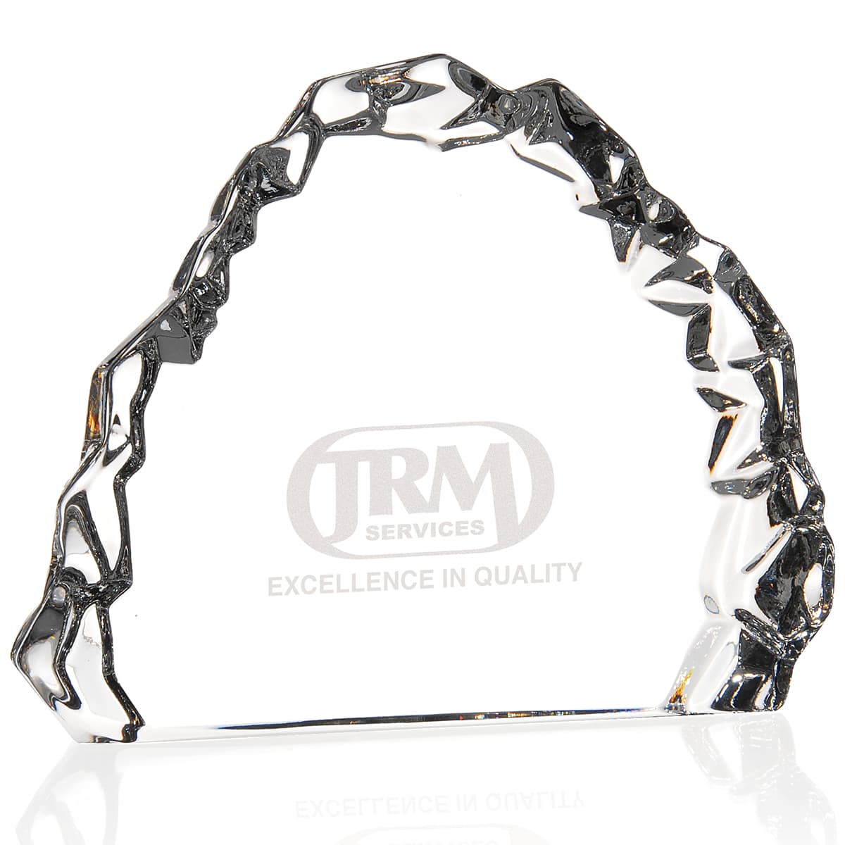 MARIO CIONI Carved Crystal Award