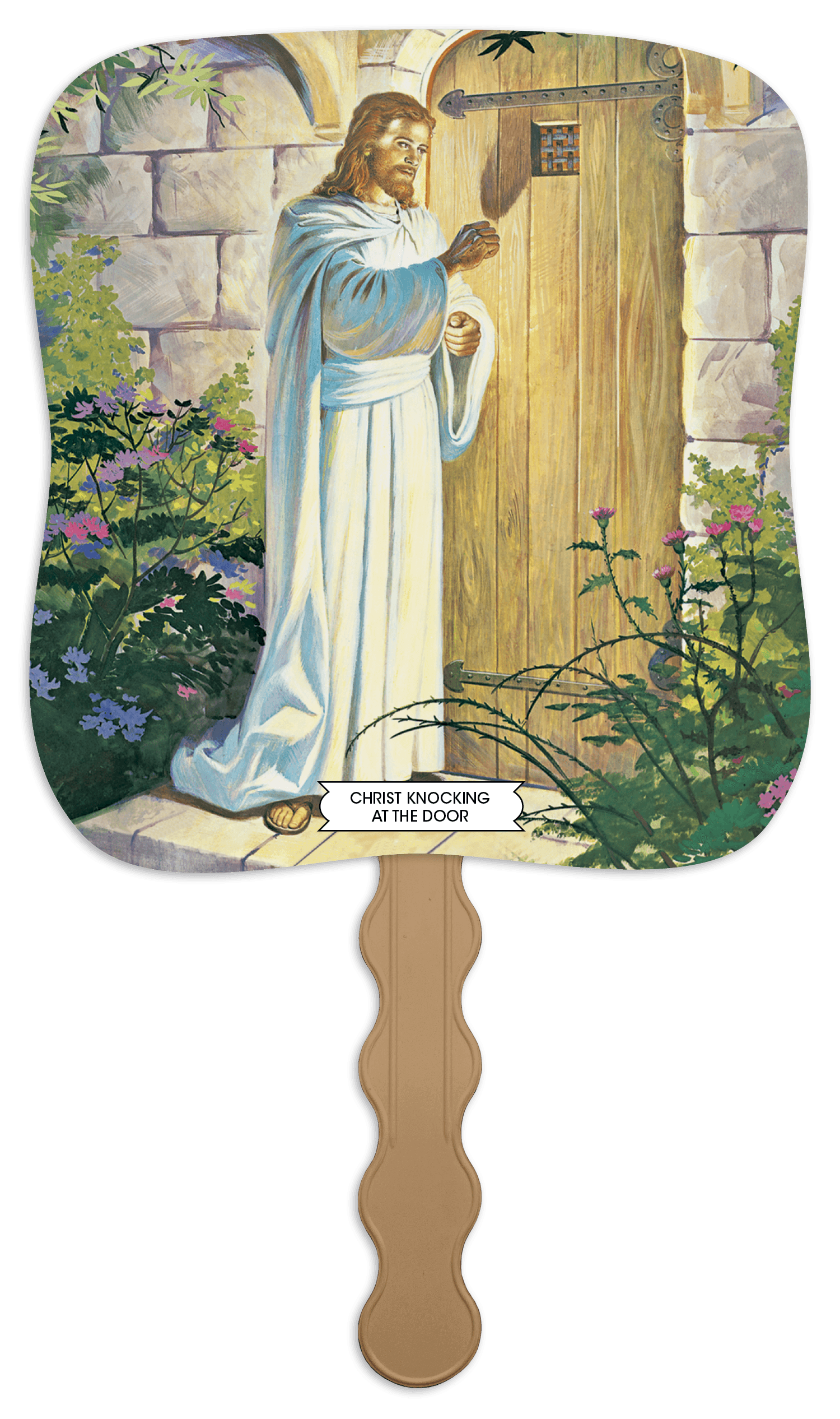 Skinner & Kennedy® Christ Knocking At The Door - Pictorial Fan