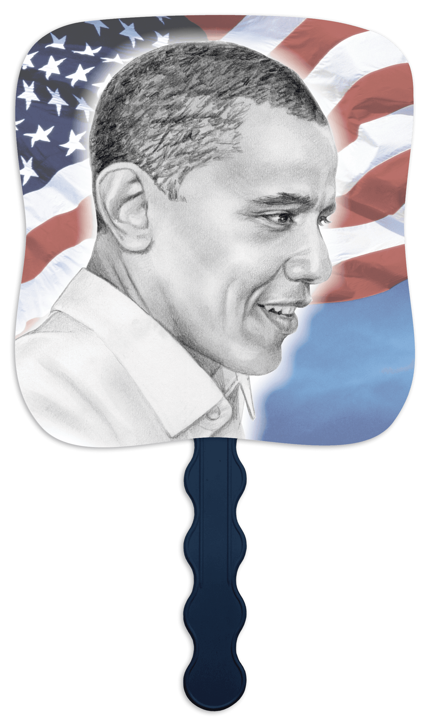 Skinner & Kennedy® President Barack Obama - Pictorial Fan