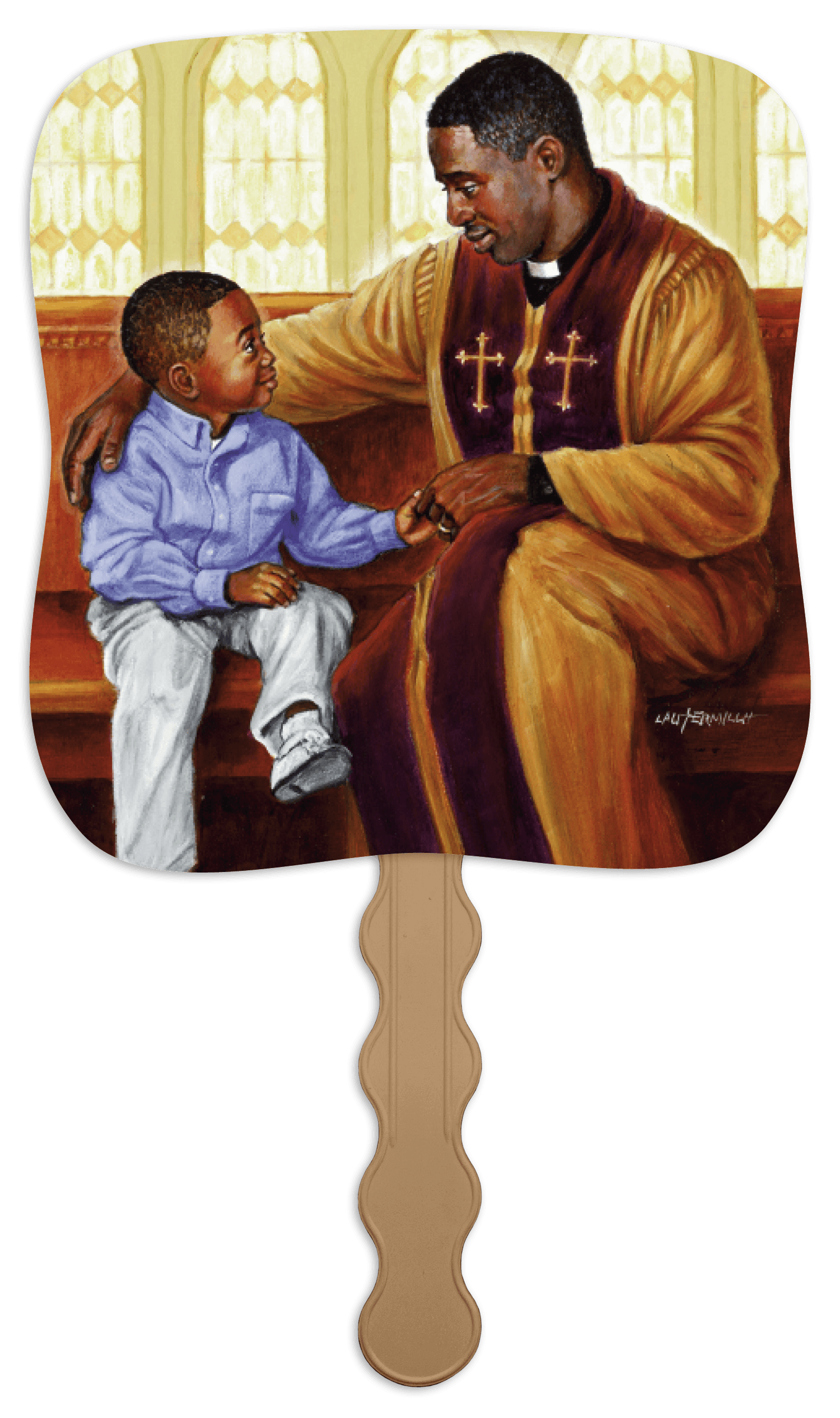 Skinner & Kennedy® Spiritual Guidance - Pictorial Fan