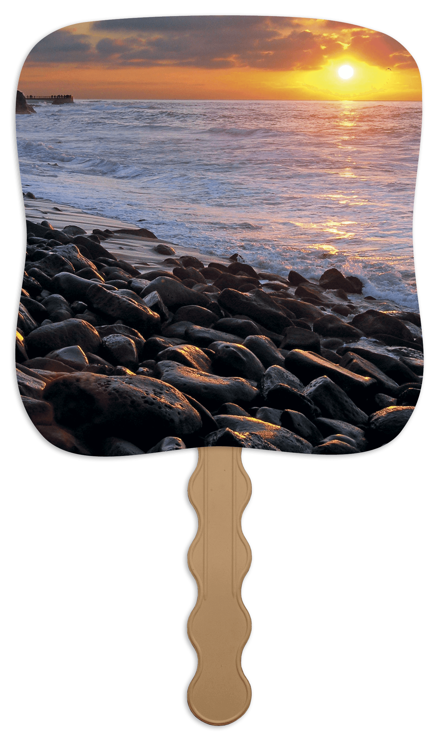 Skinner & Kennedy® Sunset Shore - Pictorial Fan