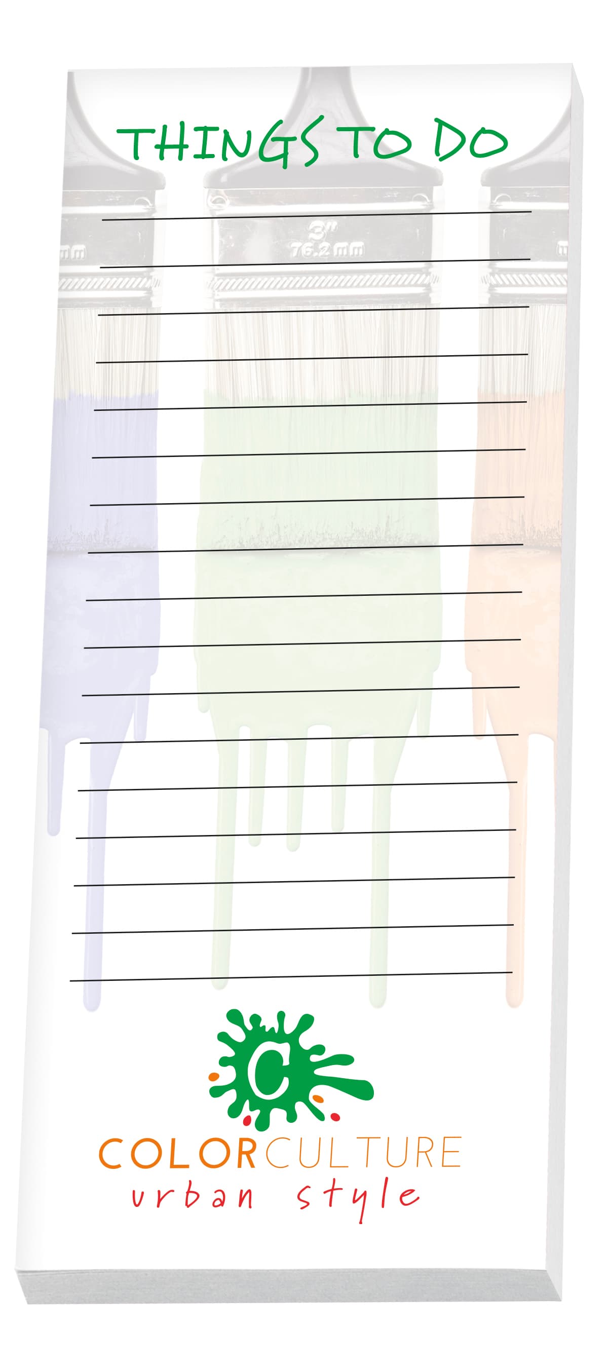 Souvenir® Sticky Note™ 3" x 8" Pad, 25 sheet